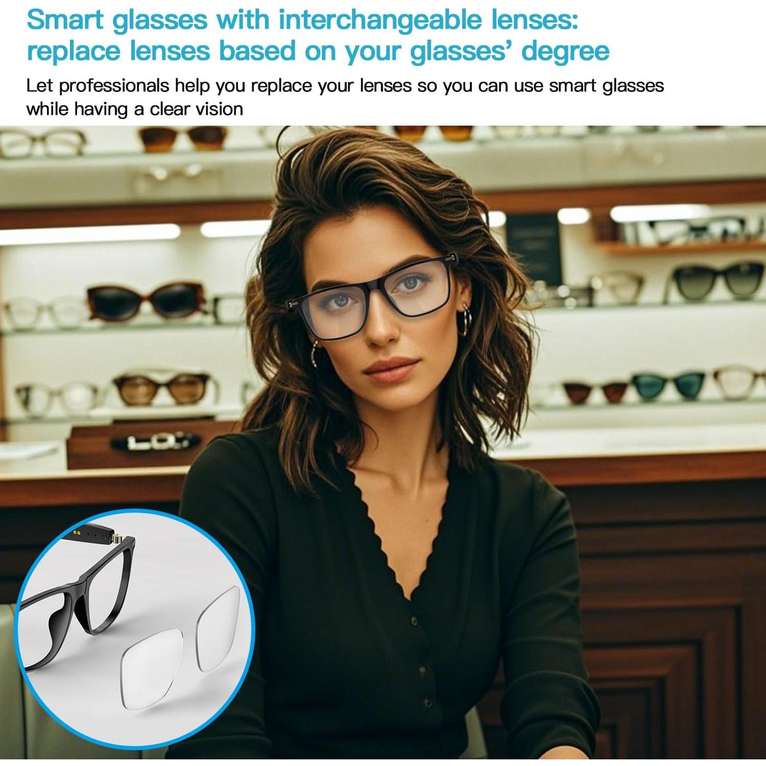 Gafas Inteligentes Tulbeys M01 Bluetooth Audio IP67 6h Batería