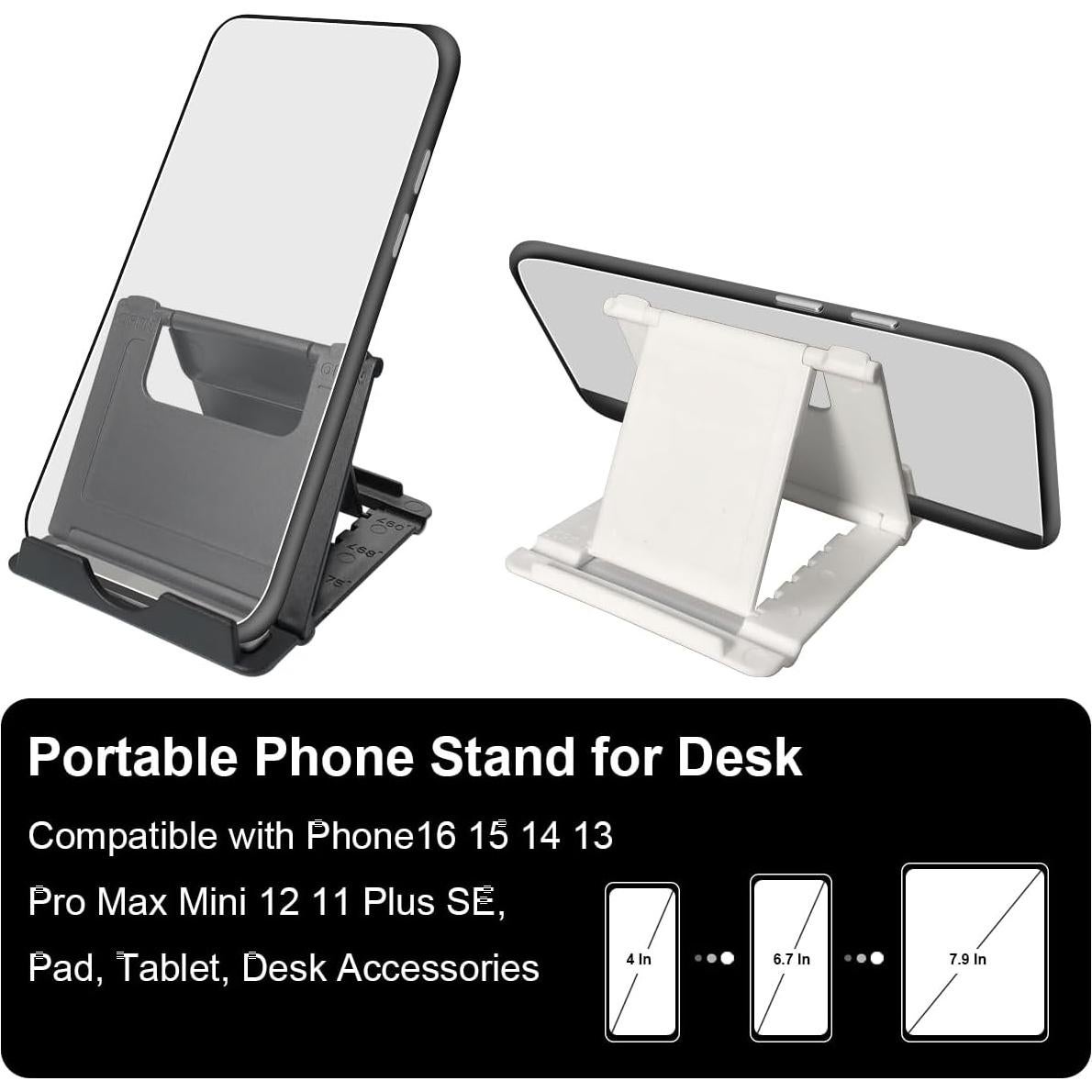 Soporte Plegable para Teléfono POQOD 2 Paquetes Ajustable