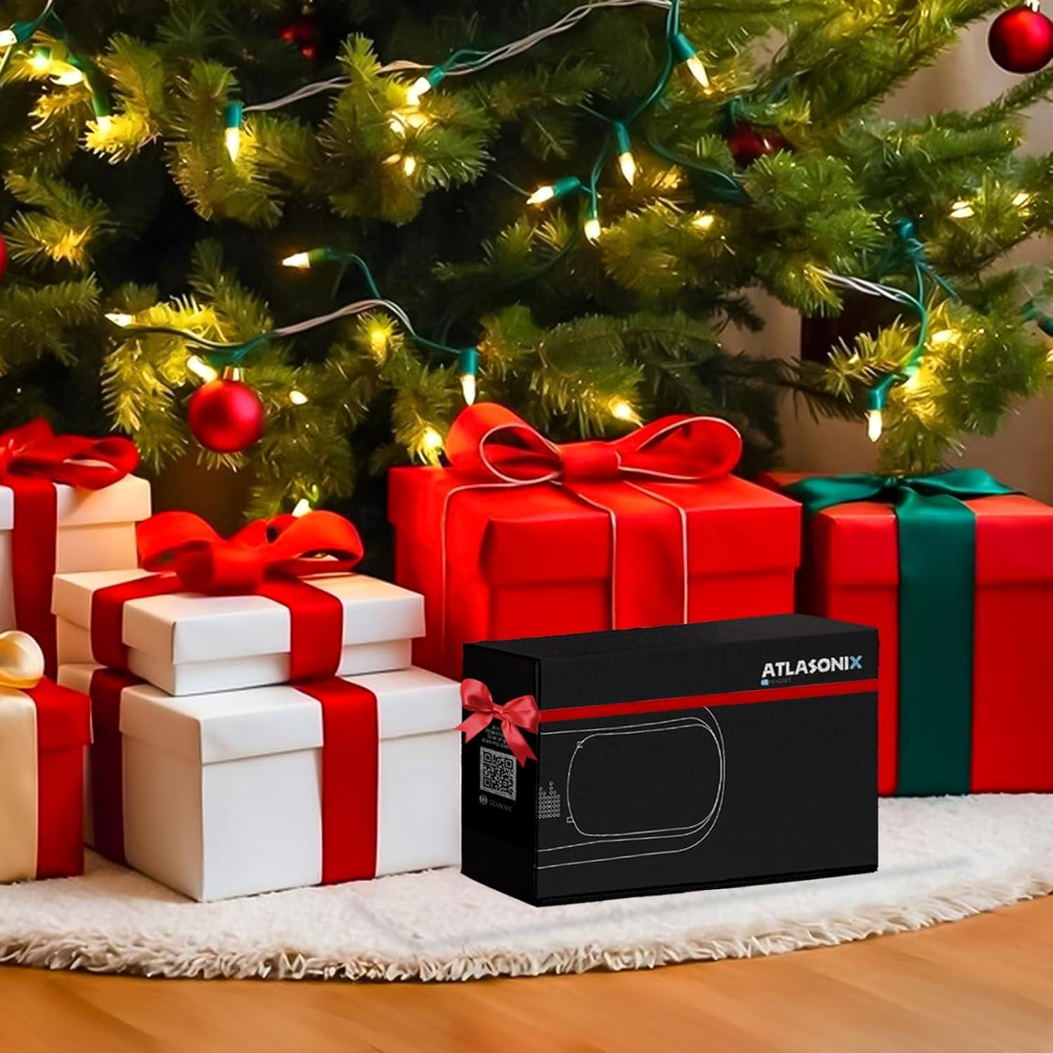 Auriculares VR 3D ATLASONIX para Smartphone Azul - Control Remoto