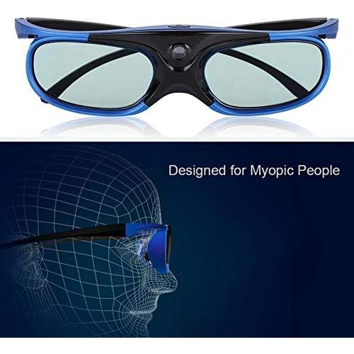 Gafas 3D DLP-Link Bindpo Recargables 144Hz para Proyectores