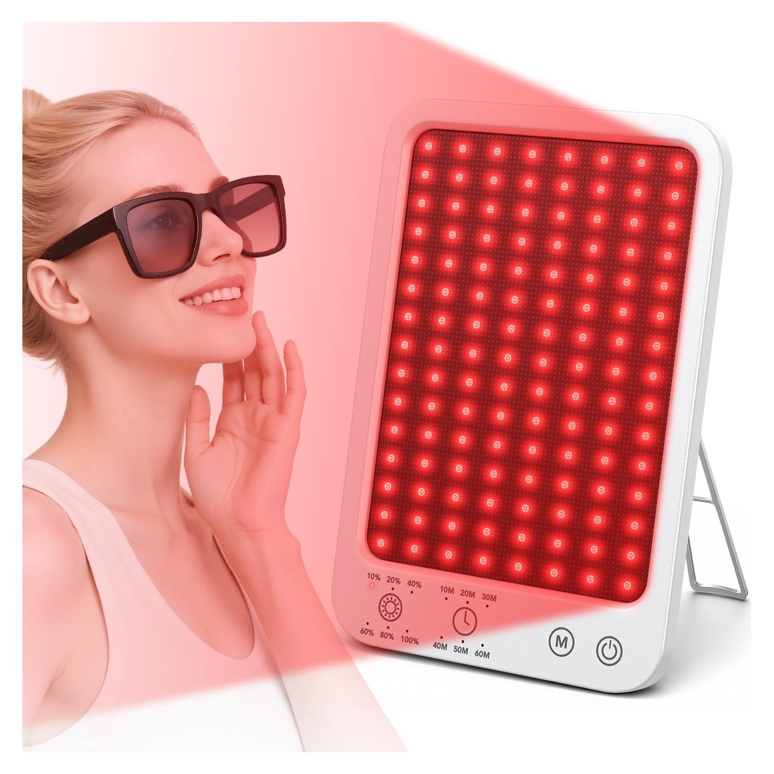 Panel de Terapia de Luz Roja Ziptly 660nm 850nm Ajustable