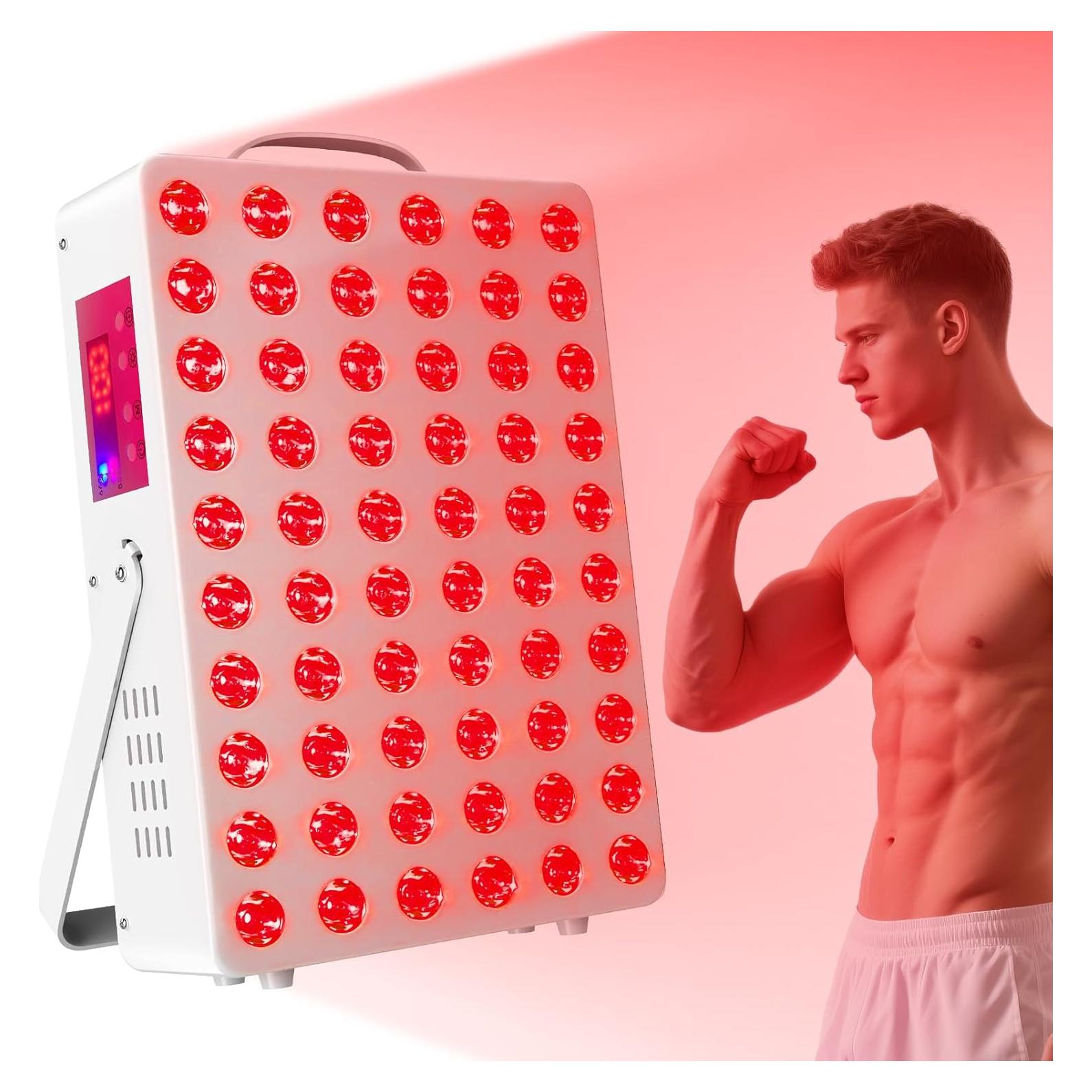 Panel de Terapia de Luz Roja Cholas 150W con 60 LEDs Doble Chip