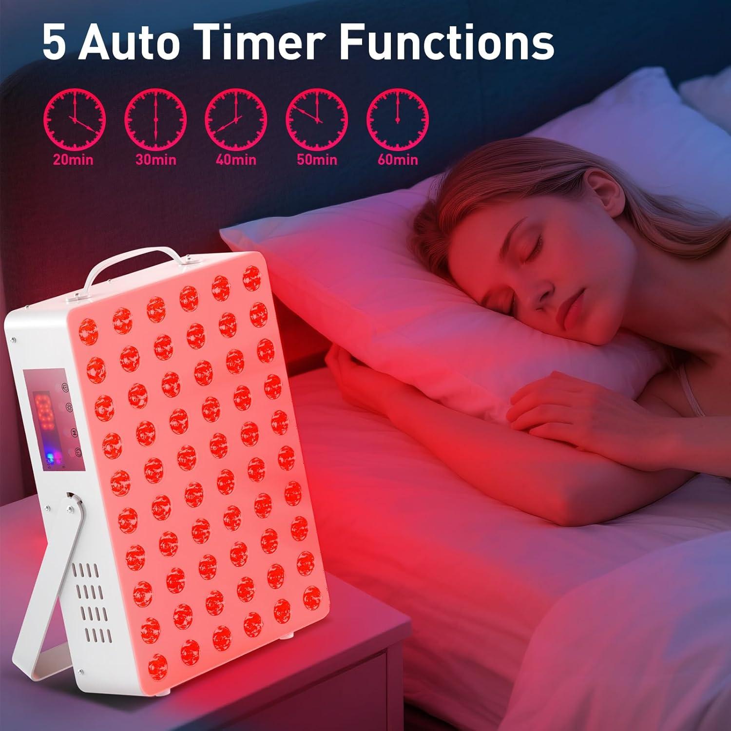 Panel de Terapia de Luz Roja Cholas 150W con 60 LEDs Doble Chip