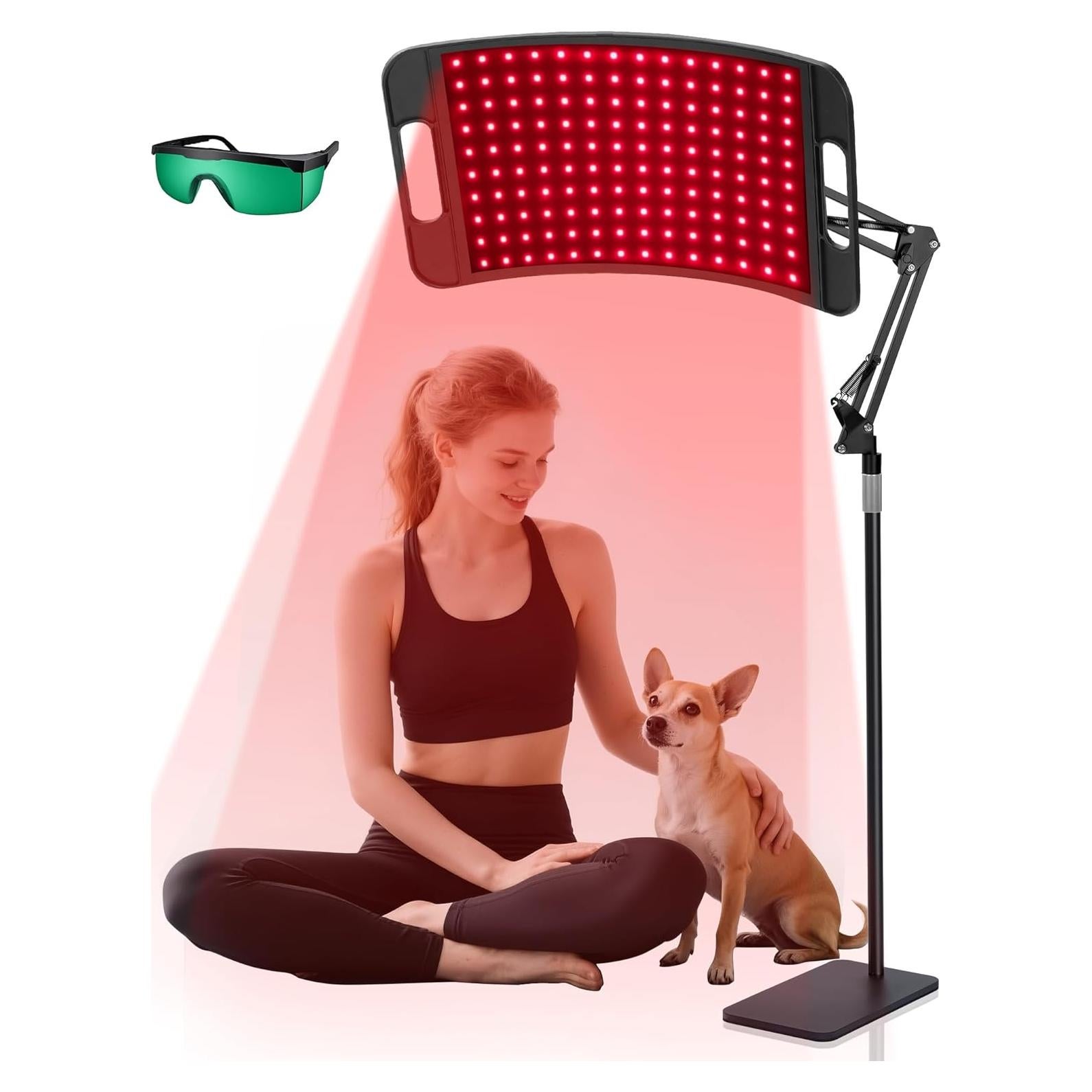 Terapia de Luz Roja KingPavonini 140 LEDs Panel Grande 28W