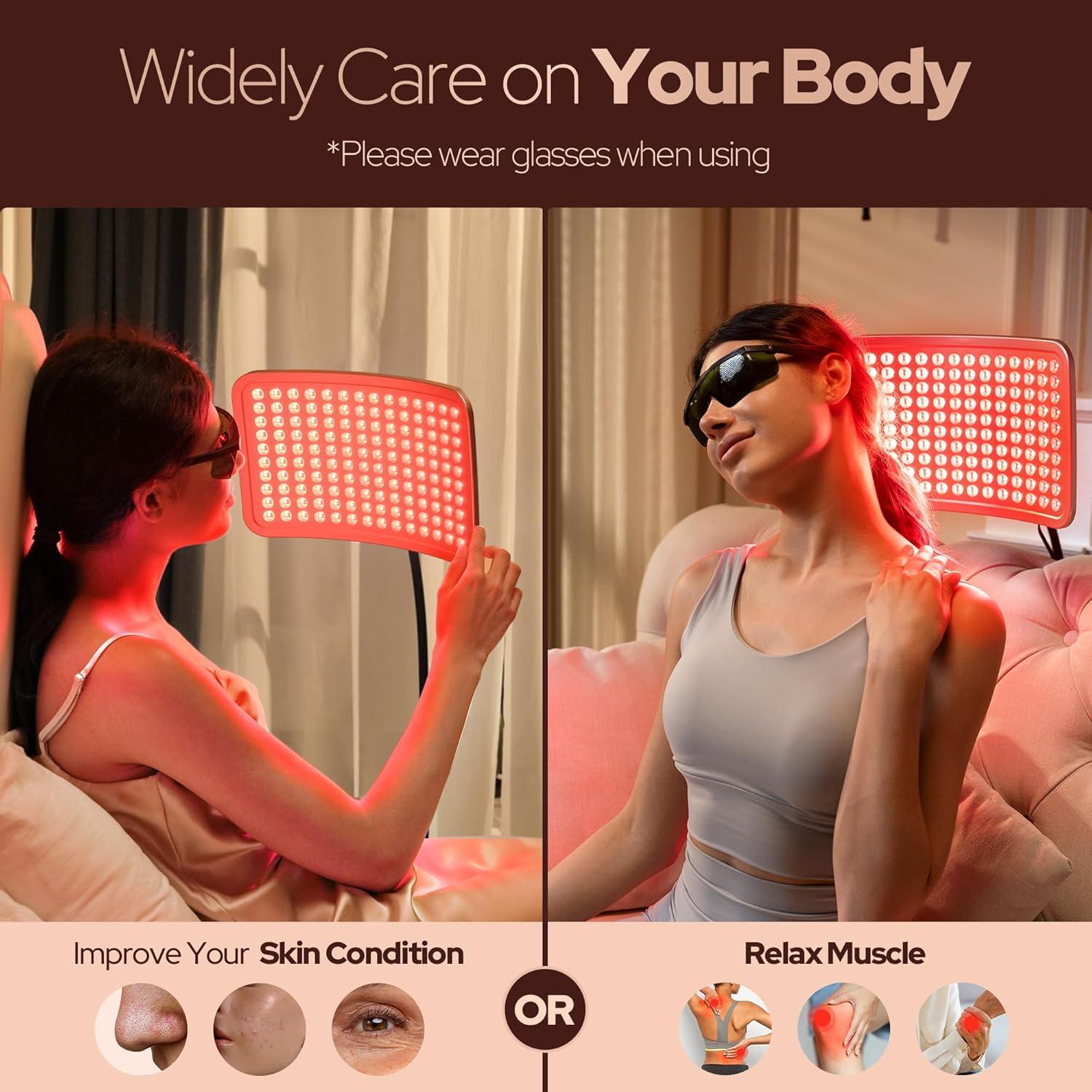 Lámpara de Terapia de Luz Roja VOLISUN 660nm y 850nm