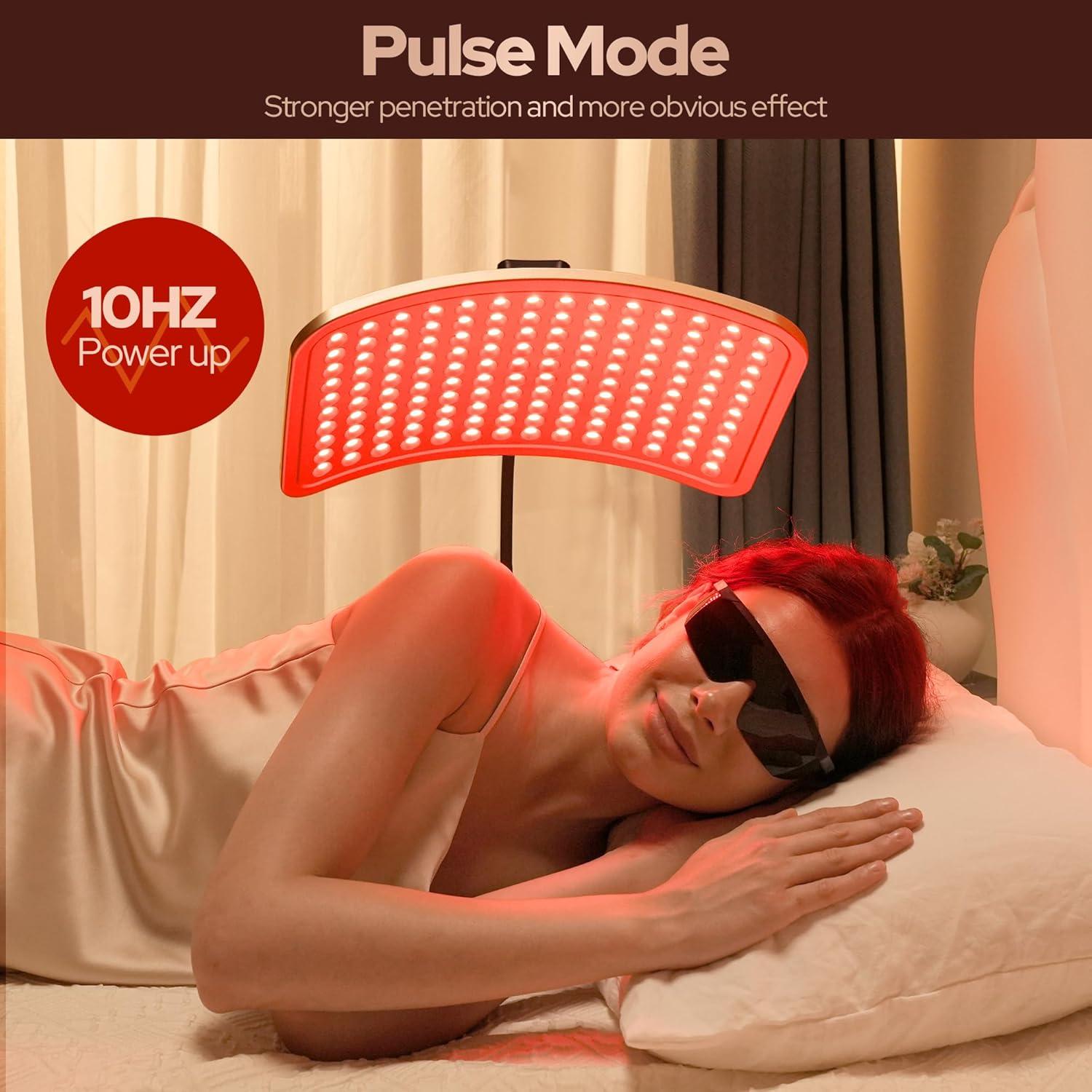 Lámpara de Terapia de Luz Roja VOLISUN 660nm y 850nm