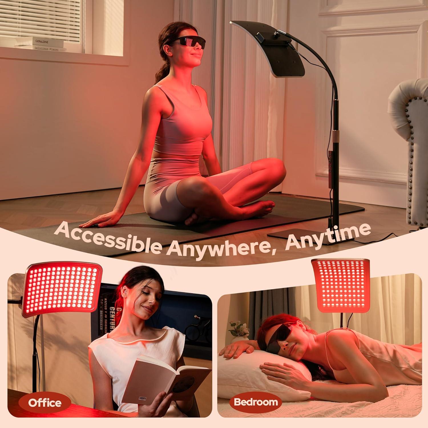 Lámpara de Terapia de Luz Roja VOLISUN 660nm y 850nm