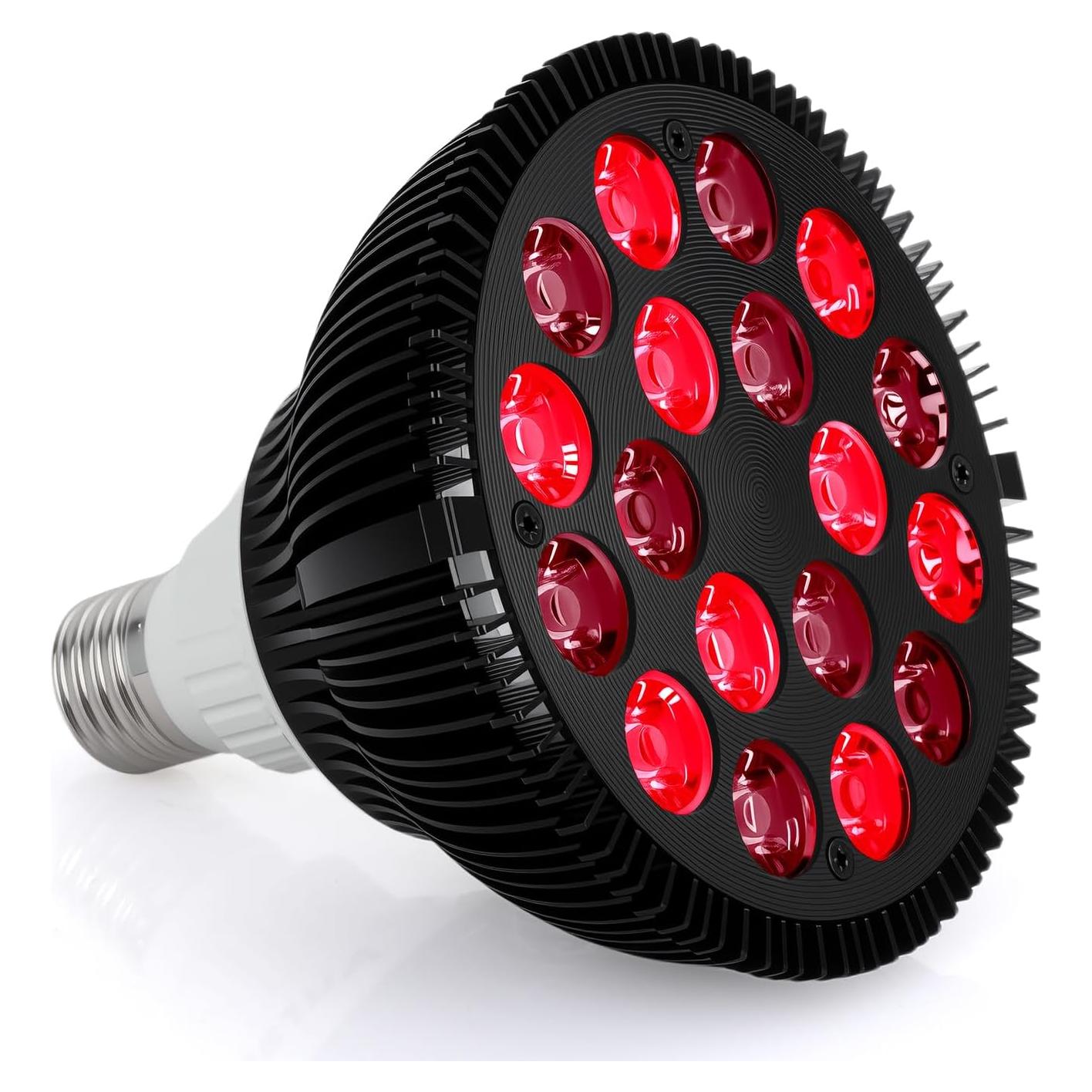 Lámpara de Terapia de Luz Roja Auraflux P1, 18 LEDs, 54W