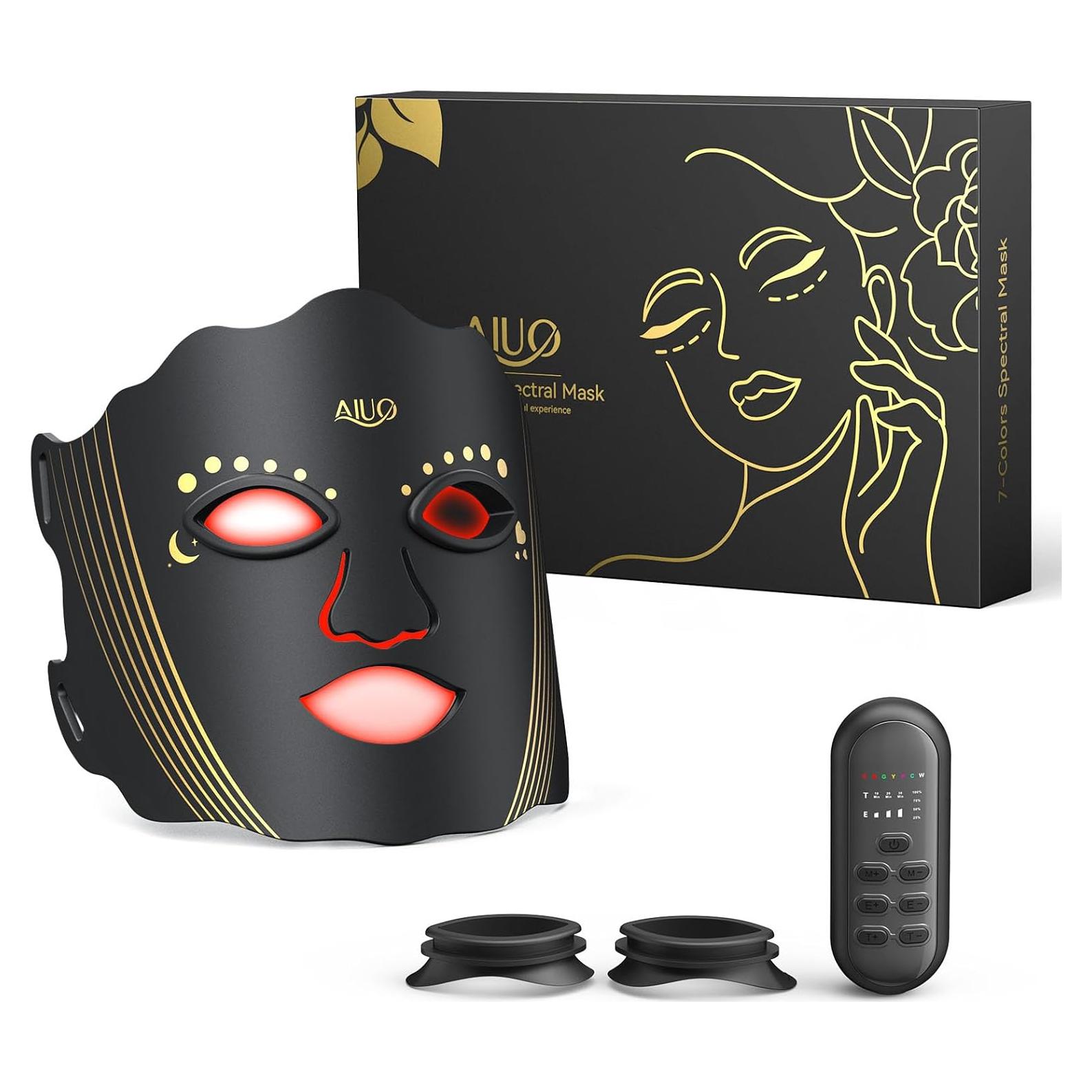 Máscara de Terapia de Luz Roja AIUO FM-01 LED Recargable