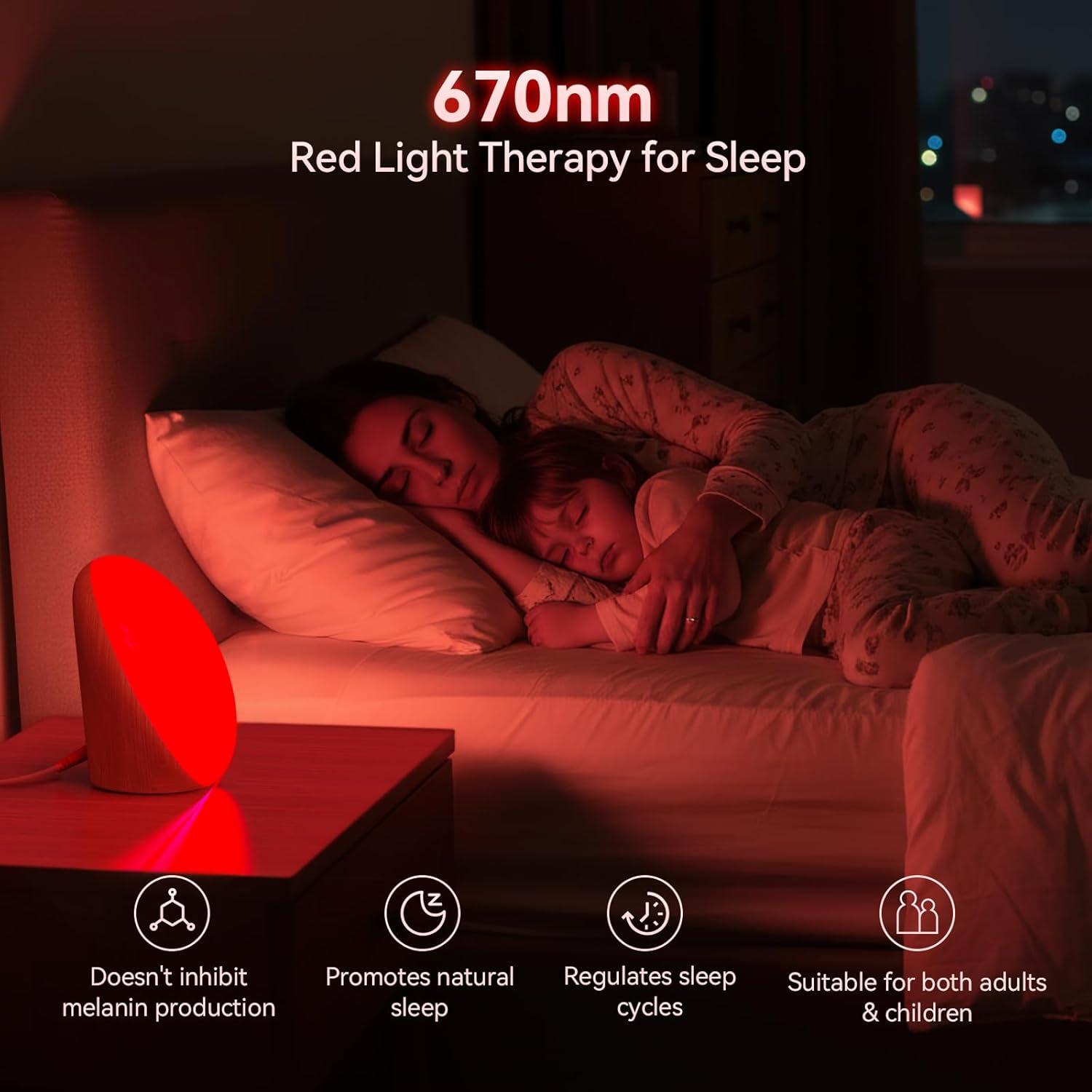 Lámpara de Terapia de Luz COMSYNC 10000 Lux con Luz Roja