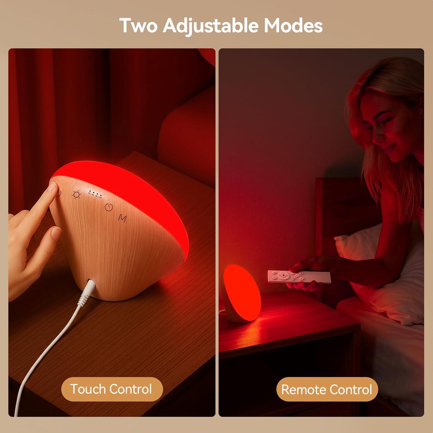 Lámpara de Terapia de Luz COMSYNC 10000 Lux con Luz Roja