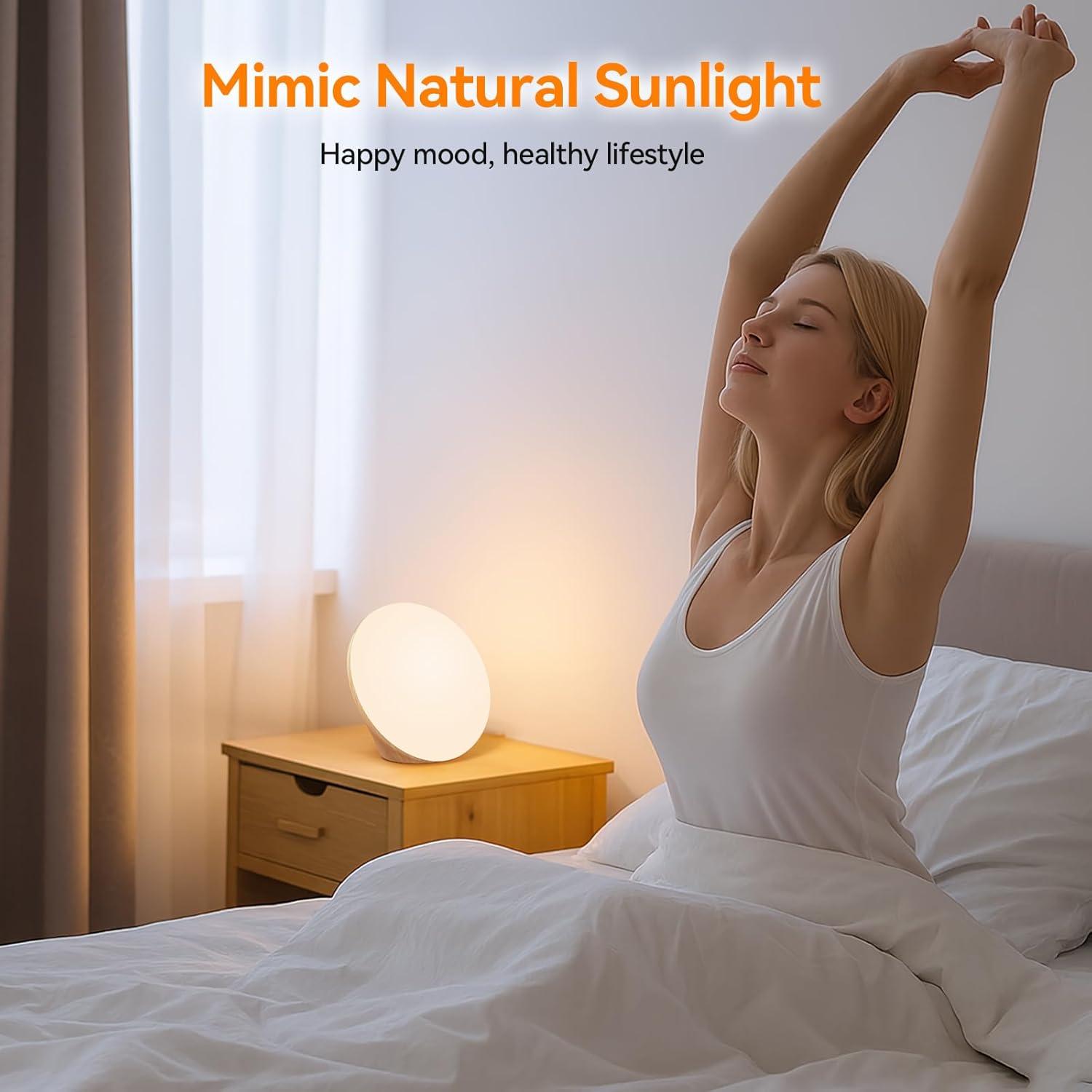 Lámpara de Terapia de Luz COMSYNC 10000 Lux con Luz Roja