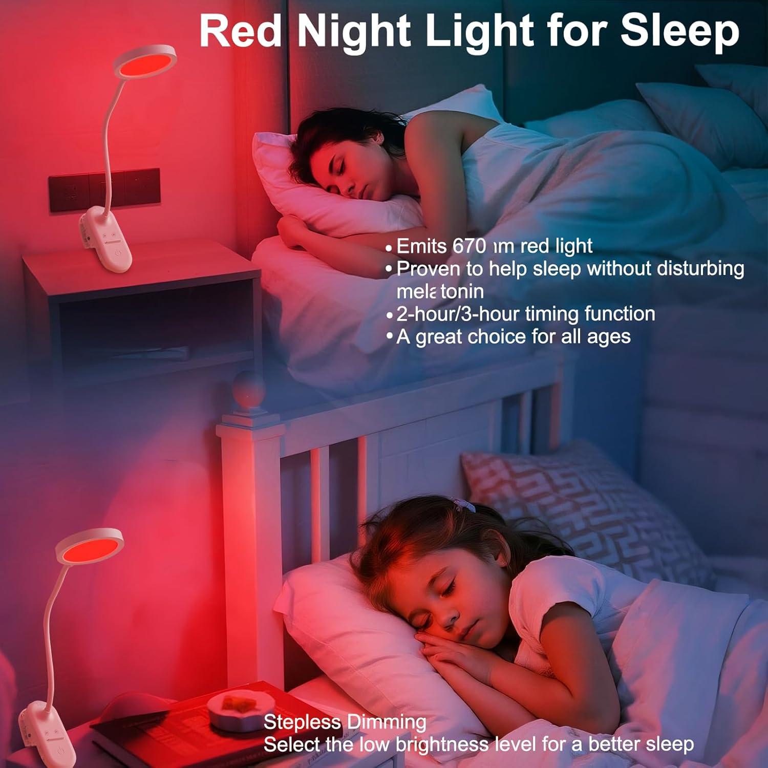 Lámpara de Terapia de Luz Roja Threnthos 625nm LED Regulable