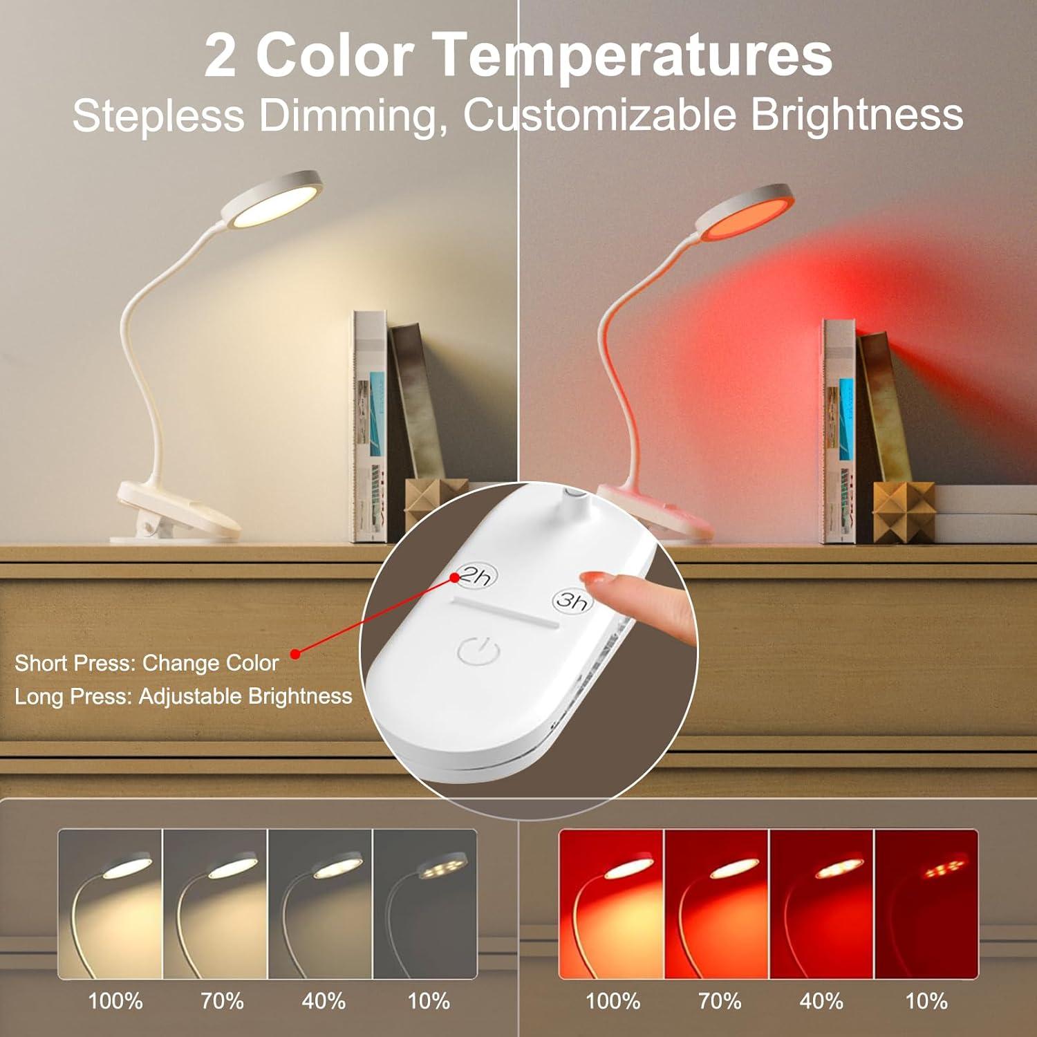 Lámpara de Terapia de Luz Roja Threnthos 625nm LED Regulable