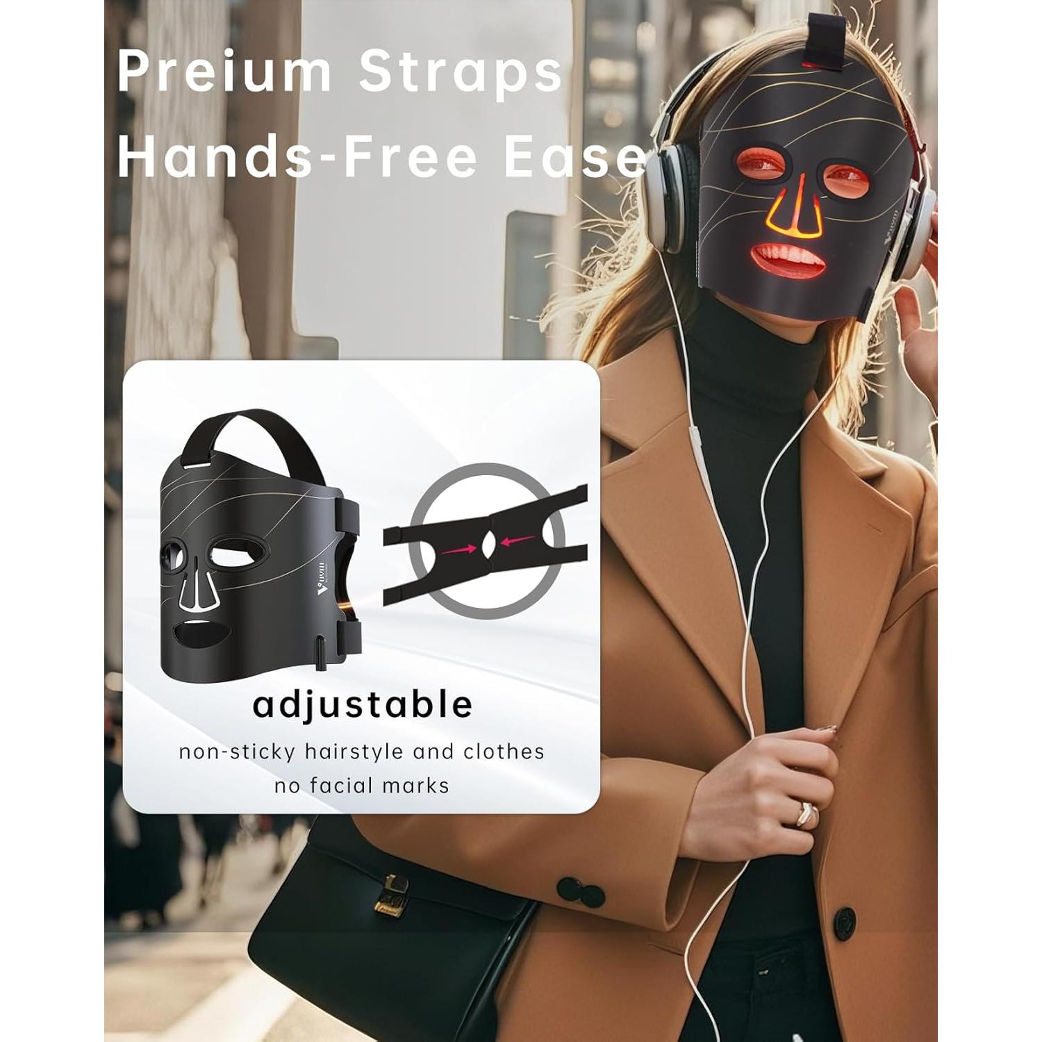 Máscara de Terapia de Luz Roja SHENZHEN LTD15W 830nm 633nm