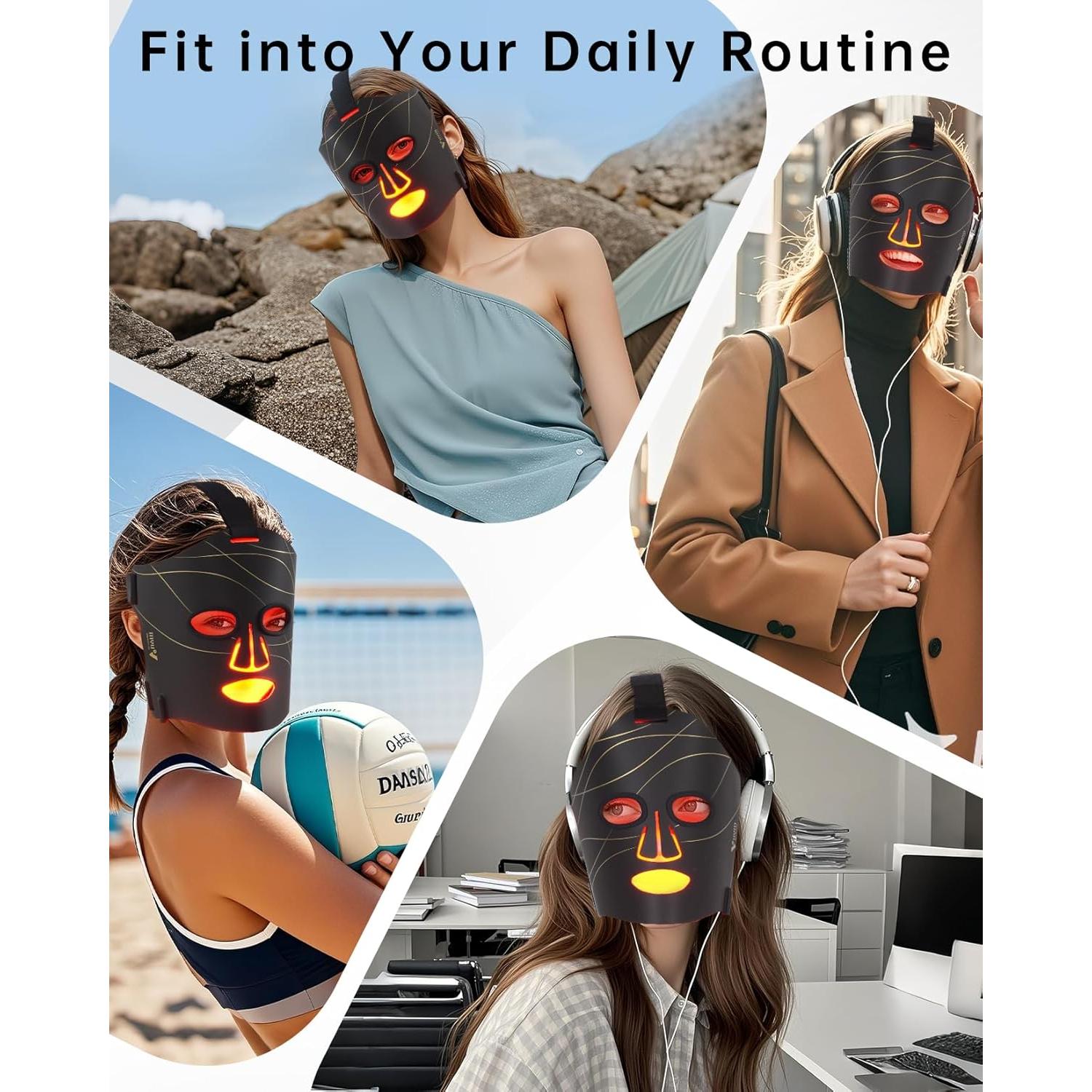 Máscara de Terapia de Luz Roja SHENZHEN LTD15W 830nm 633nm