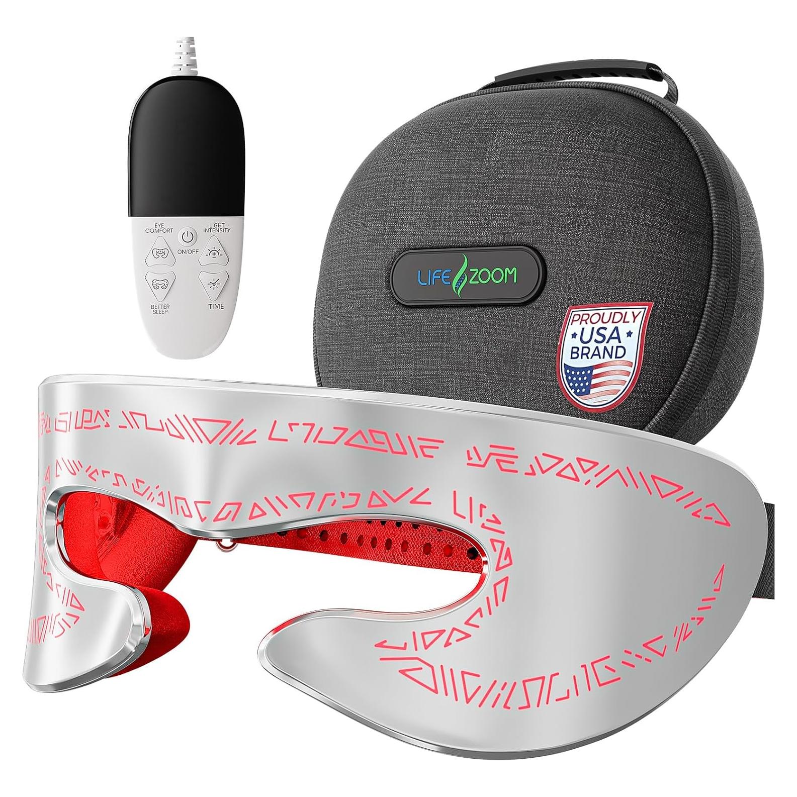 Máscara de Terapia de Luz Roja LifeZoom NIR6 48 LEDs 660nm 850nm