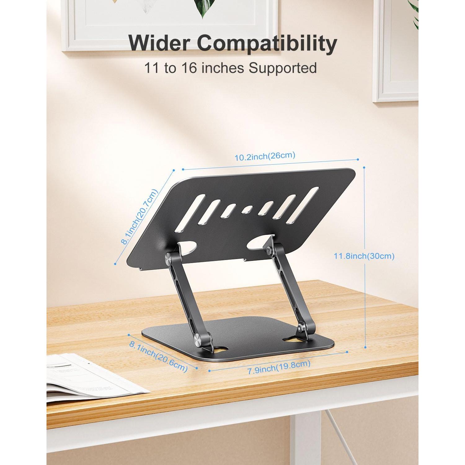Soporte Ajustable para Laptop JUANWE, Plegable y Ergonómico