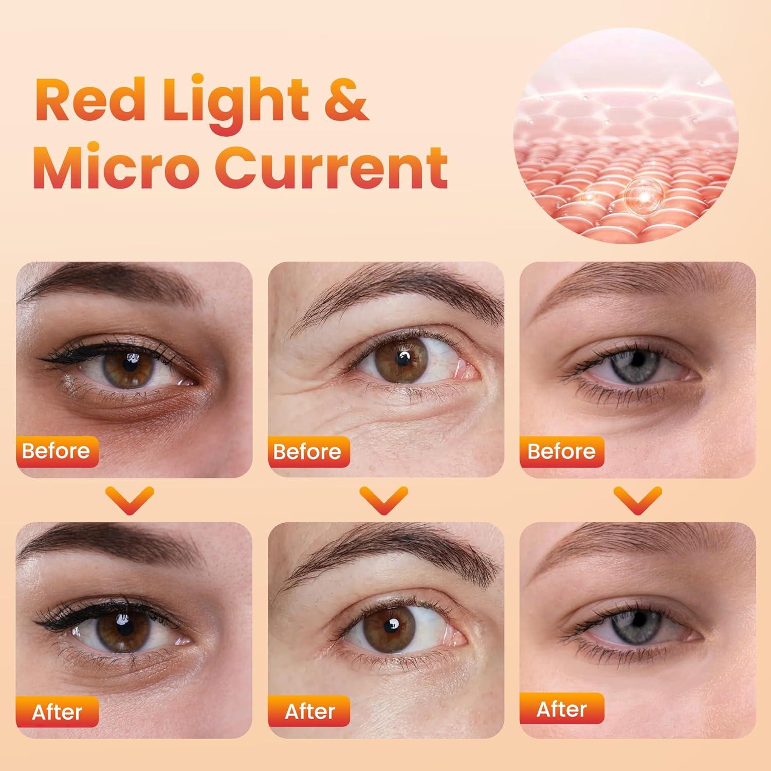 Gafas de Terapia de Luz Roja Npccto 650 NM para Ojos Cansados