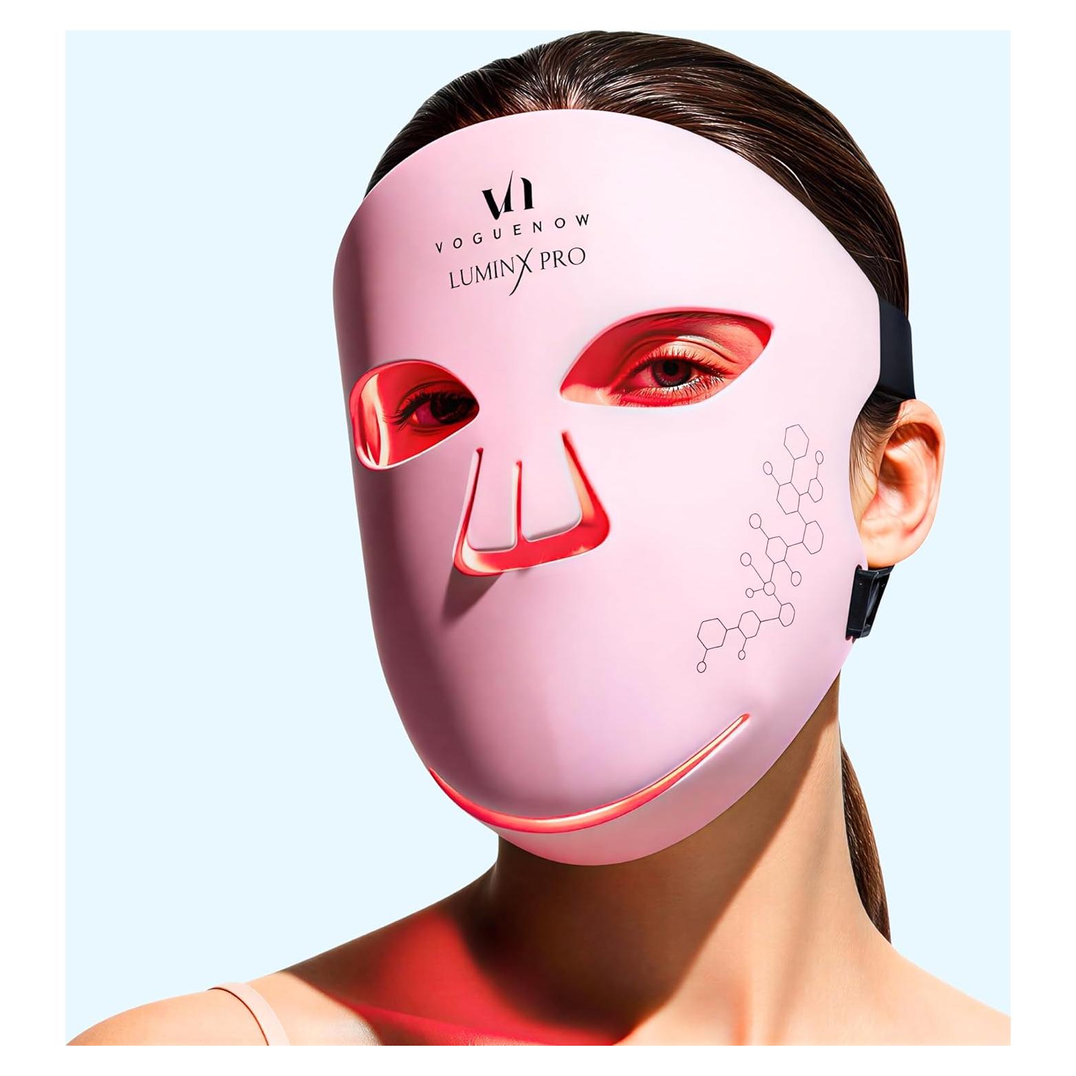 Máscara de Terapia de Luz LED VogueNow - 280 LEDs para Arrugas y Acné