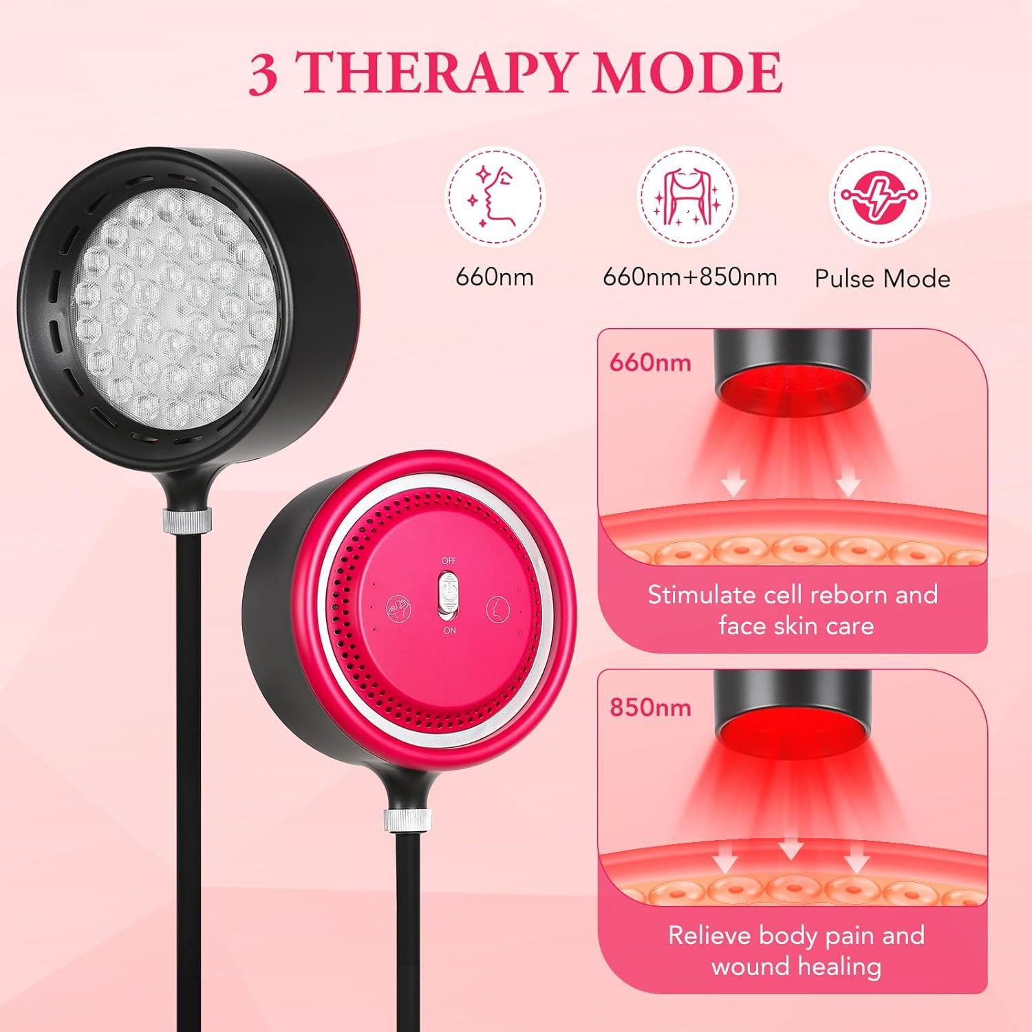 Terapia de Luz Roja VARIPOWDER 660nm y 850nm Ajustable