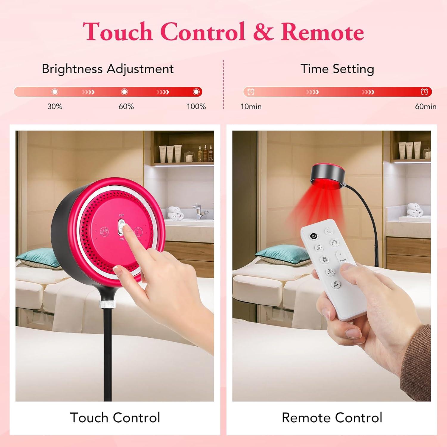 Terapia de Luz Roja VARIPOWDER 660nm y 850nm Ajustable