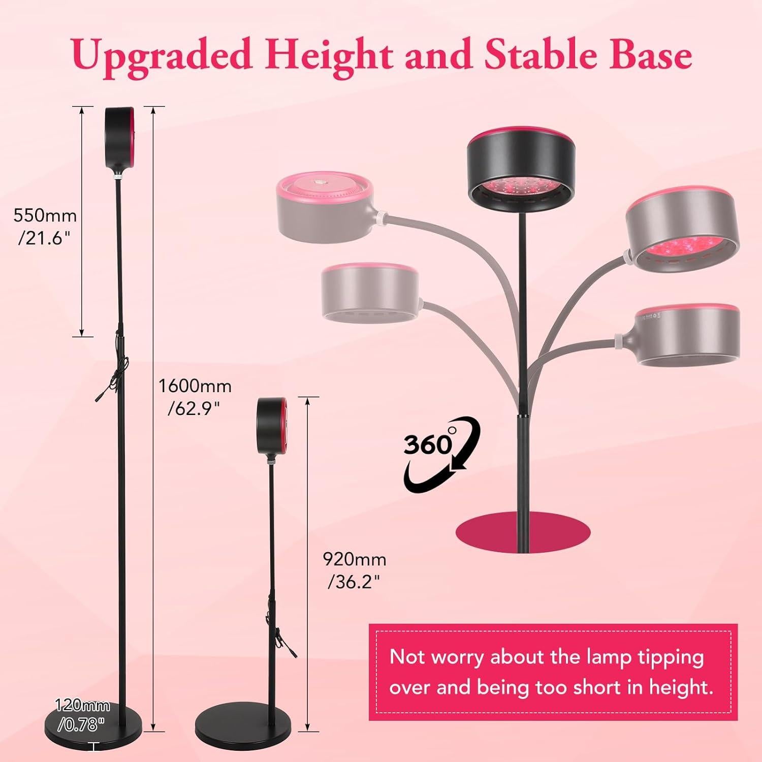 Terapia de Luz Roja VARIPOWDER 660nm y 850nm Ajustable