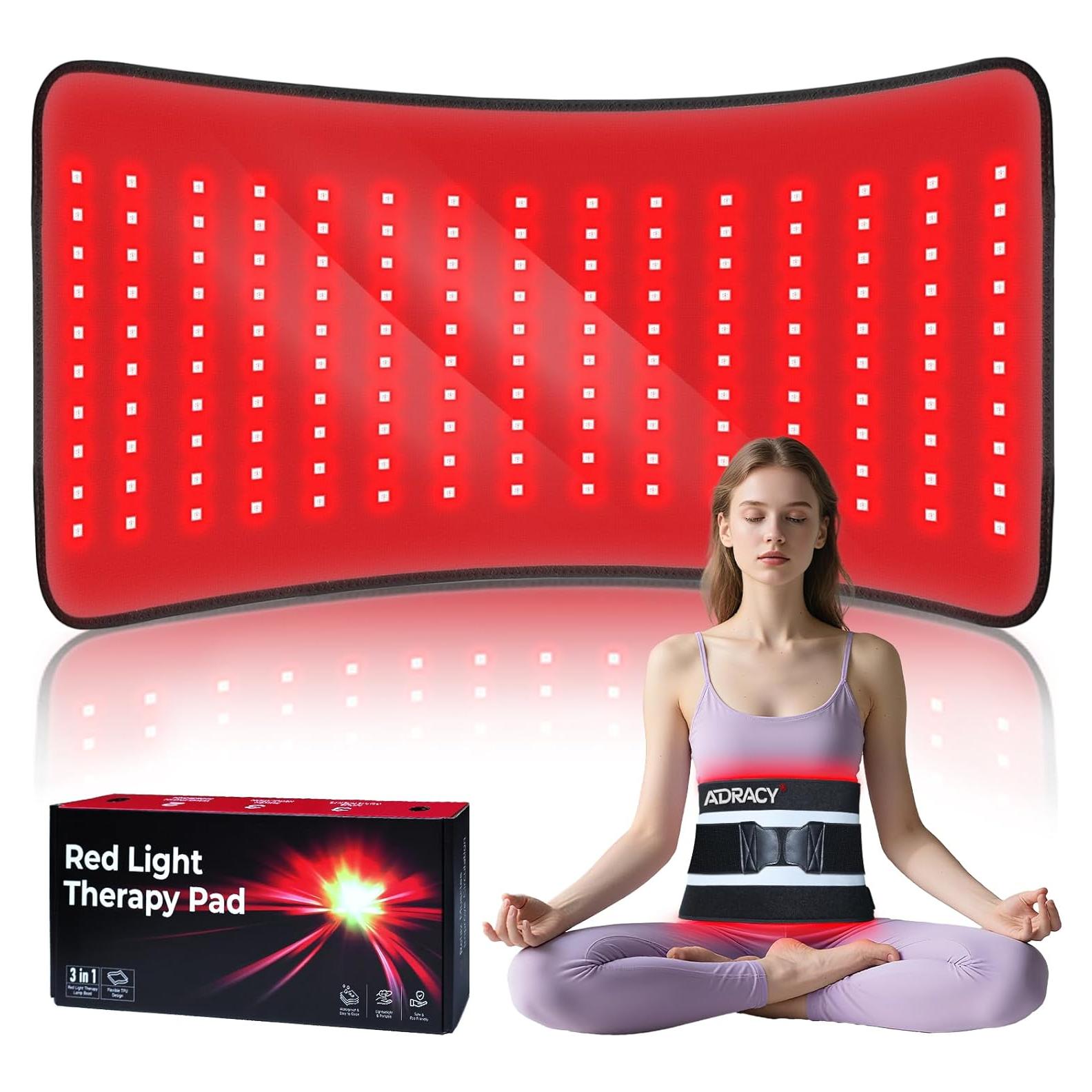 Almohadilla de terapia de luz roja ADRACY 61x30.5cm 660nm 850nm