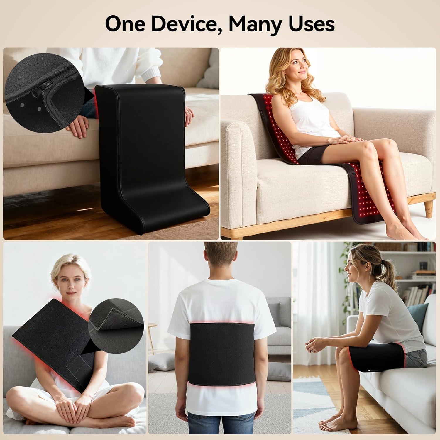 Terapia de Luz Roja LAFCARE RT016 para Pies y Cuerpo 660nm 850nm