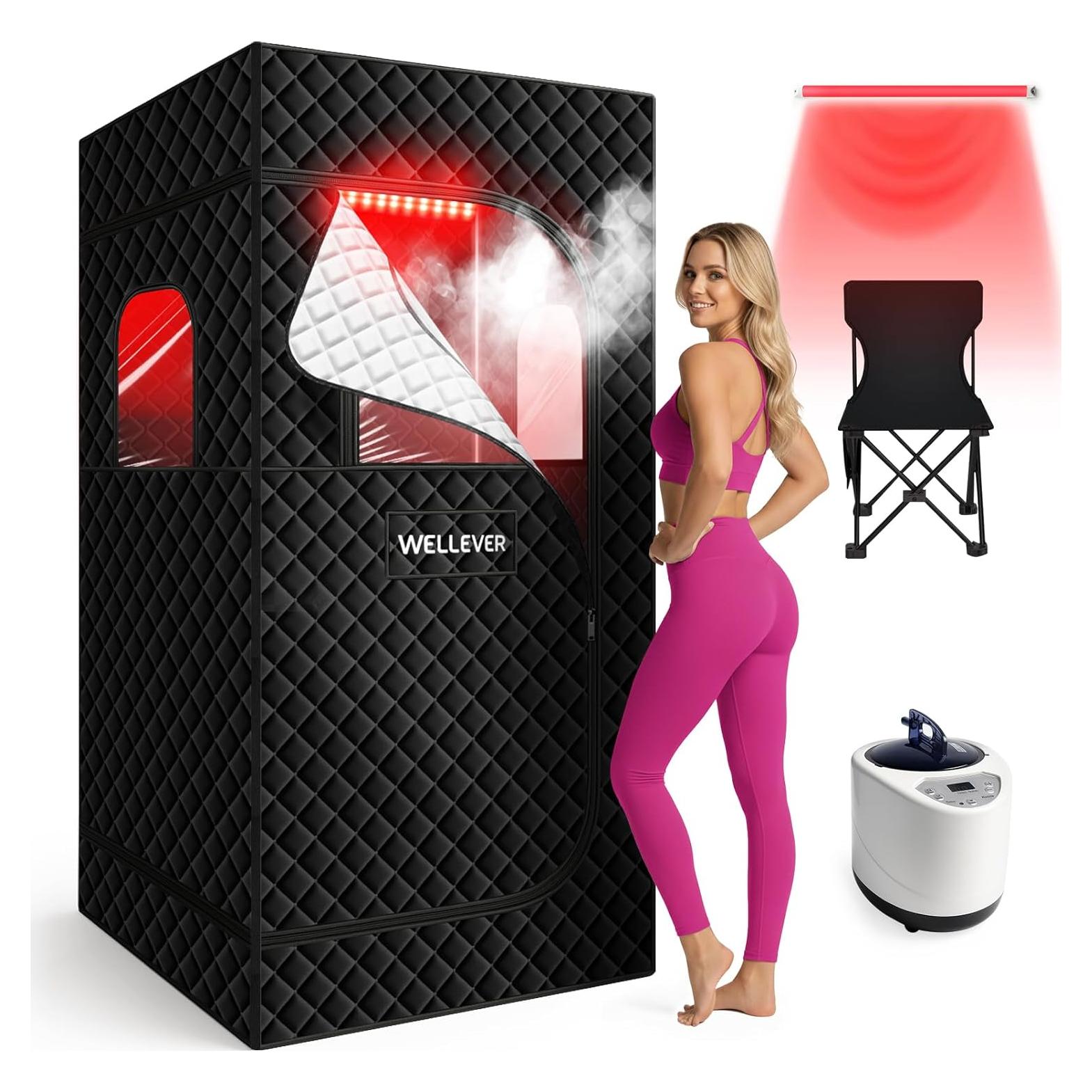 Sauna Personal Infrarroja YouGather KC-S01 2 Personas 79x28cm