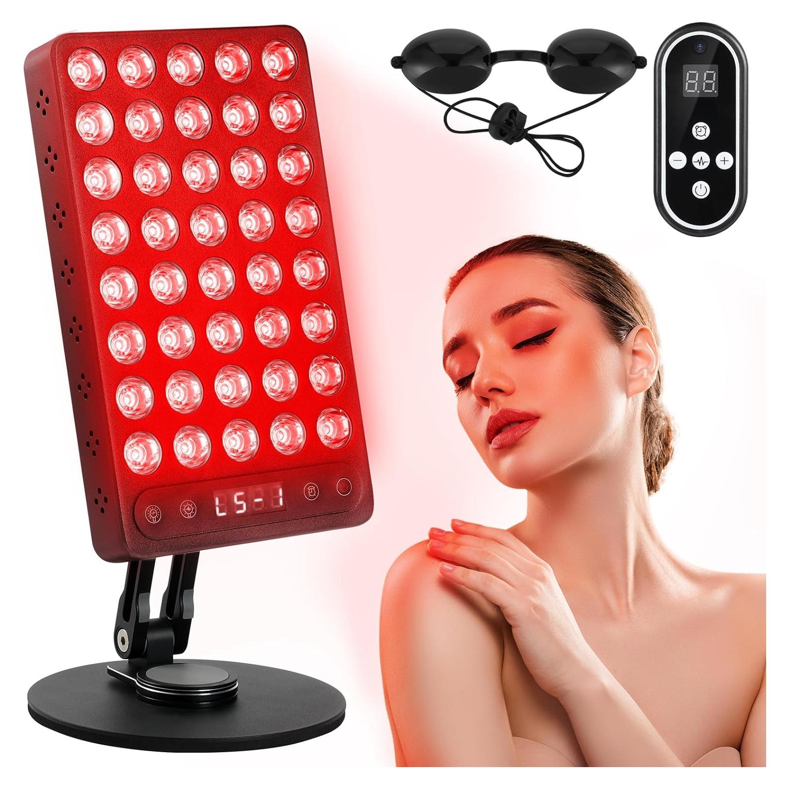 Lámpara de Terapia de Luz Roja Youjoitim 40 LEDs 660nm 850nm