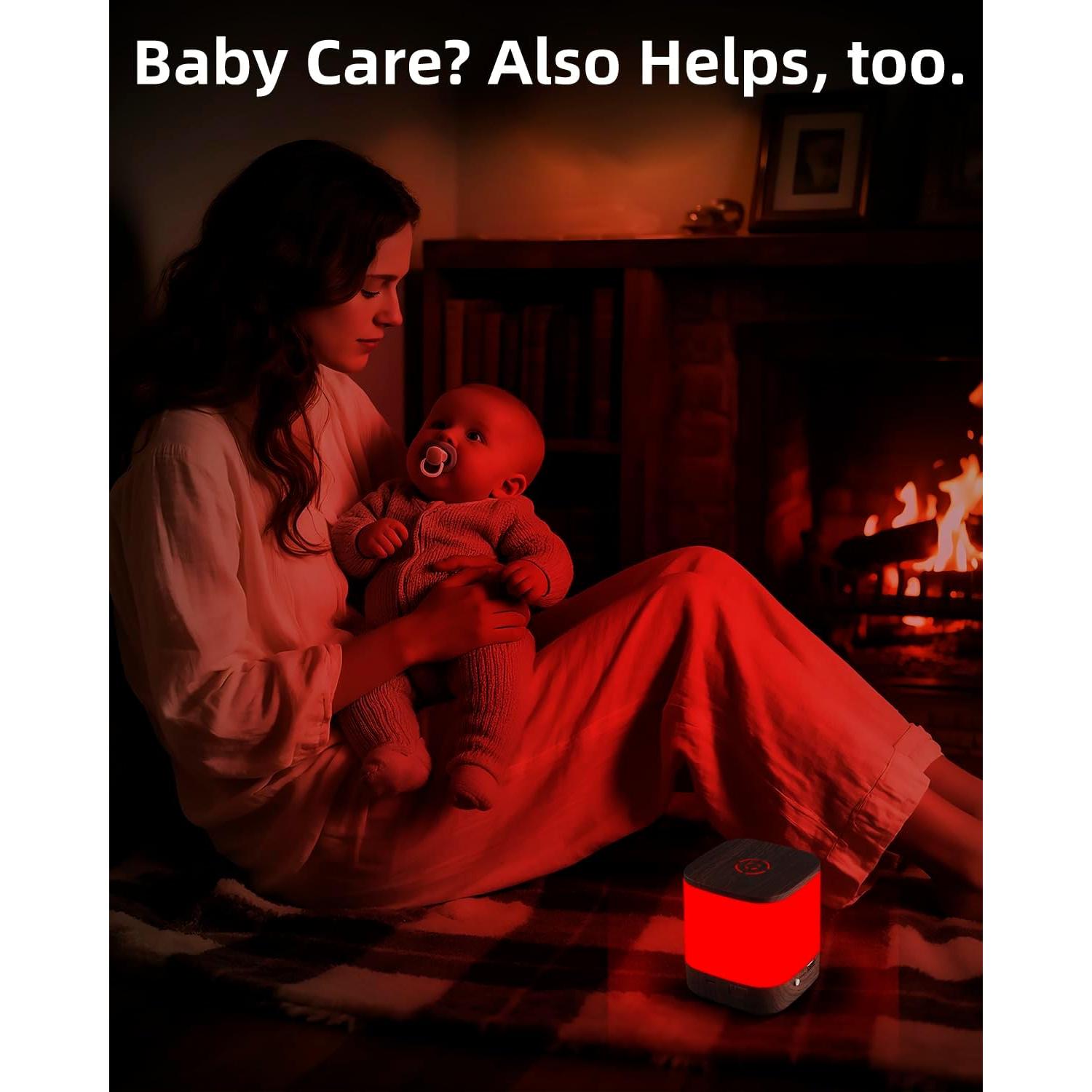 Luz Nocturna Roja ARVIN 670nm Control Táctil USB 12cm