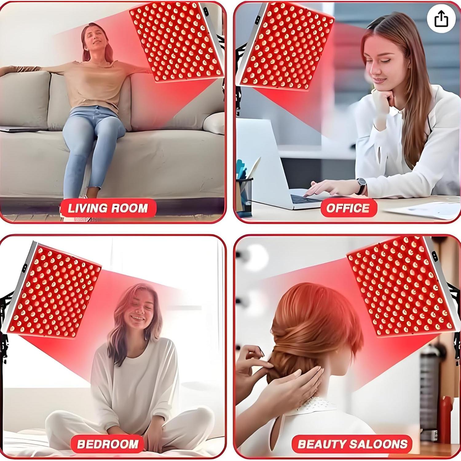 Lámpara de Terapia de Luz Roja KANBO 2 en 1 660nm 850nm