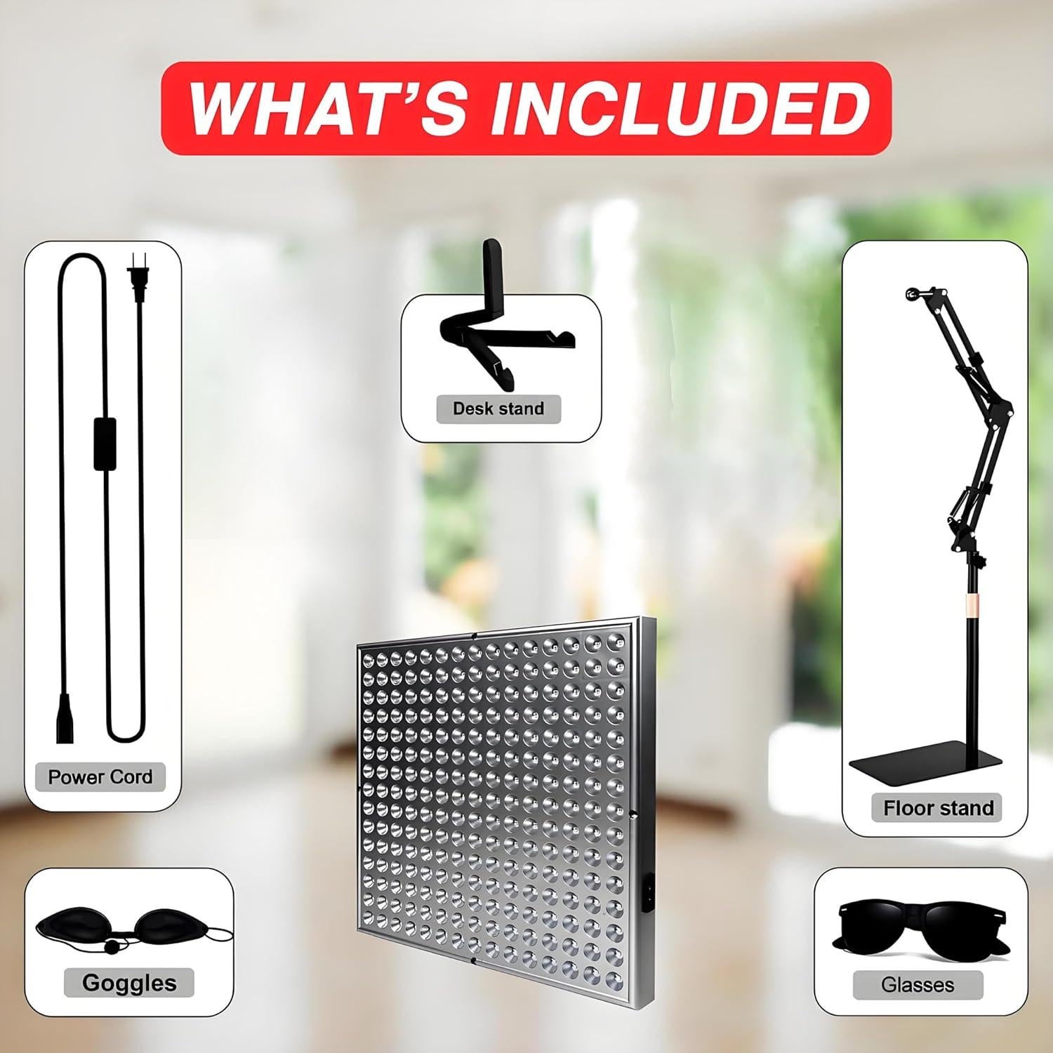 Lámpara de Terapia de Luz Roja KANBO 2 en 1 660nm 850nm