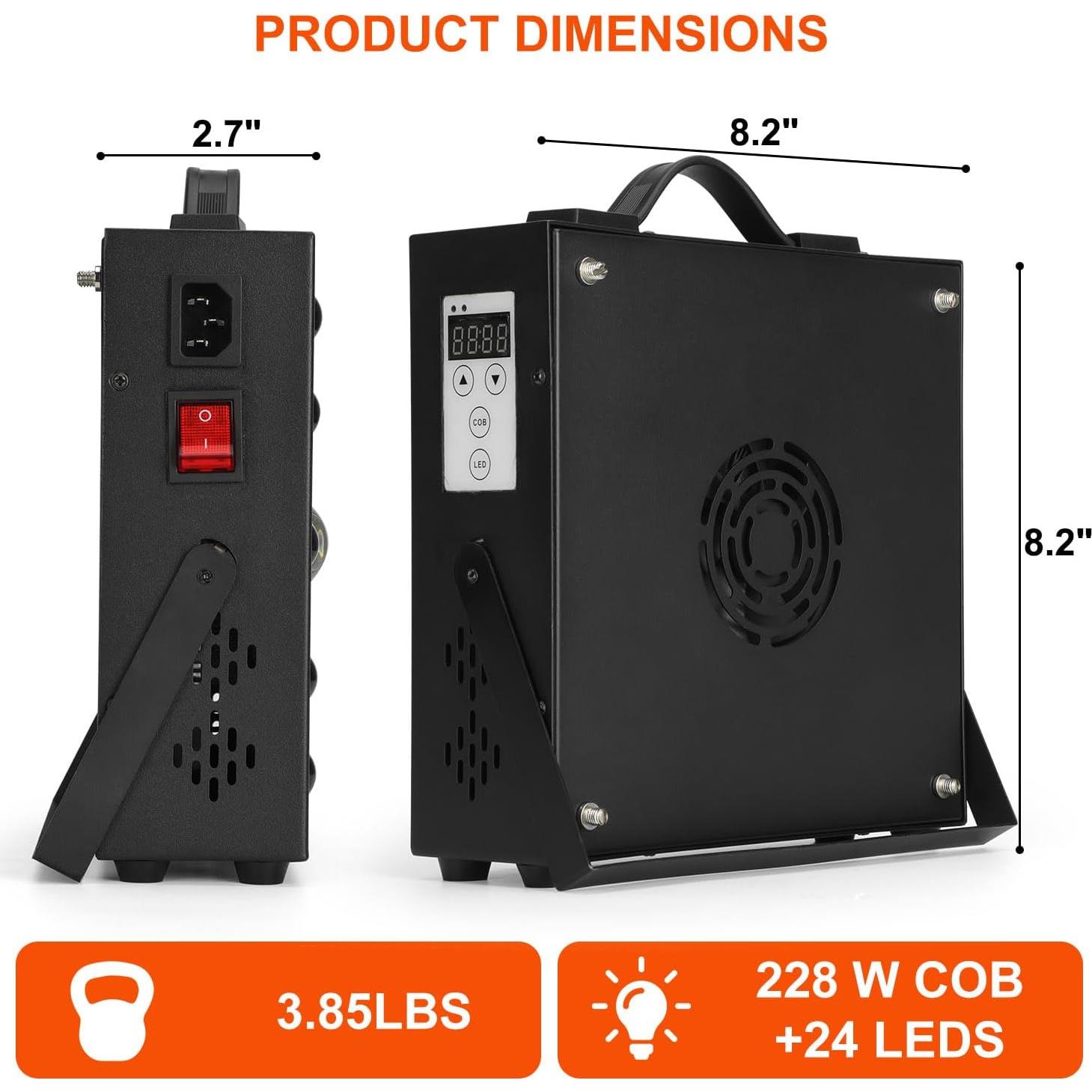 Panel de Terapia de Luz Roja Laypltgn 228W Infrarrojo 630nm 660nm