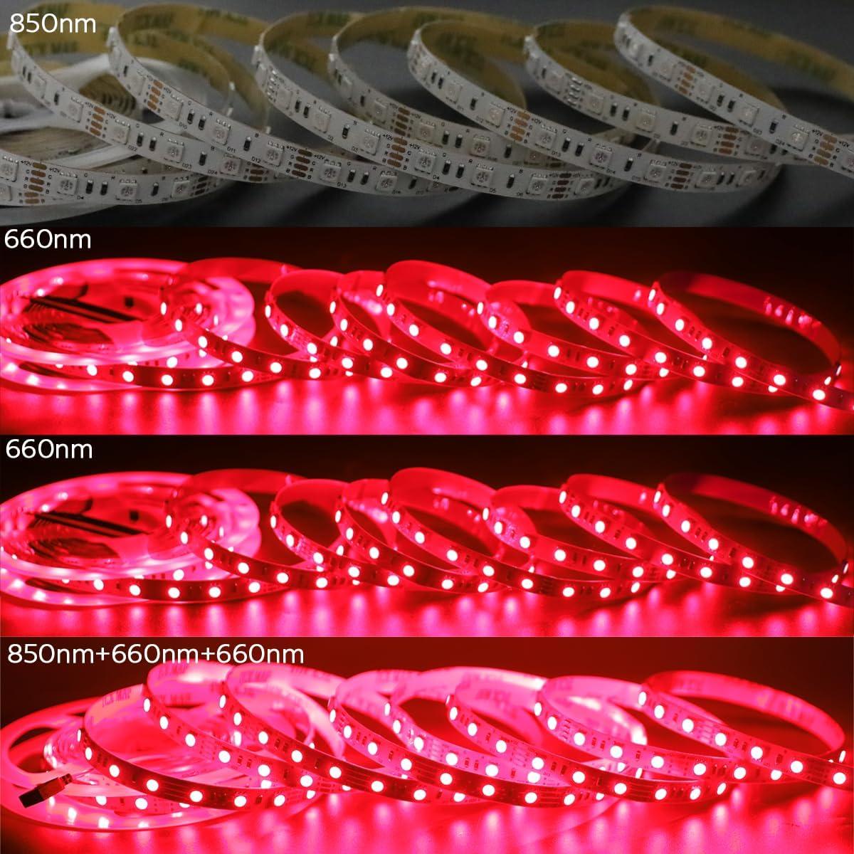 Tira LED Infrarroja 5m SuperlightingLED 660nm+850nm Terapia