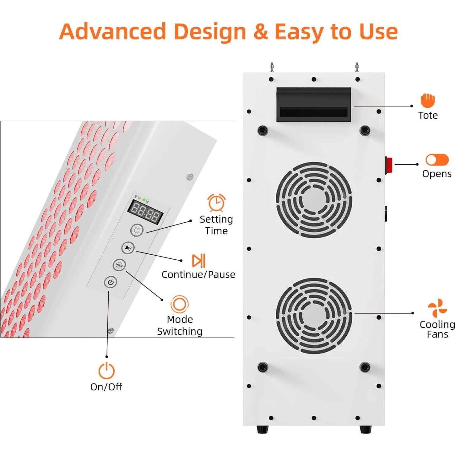 Terapia de Luz Roja SWIRISE Élite 500 - LED 660nm/850nm