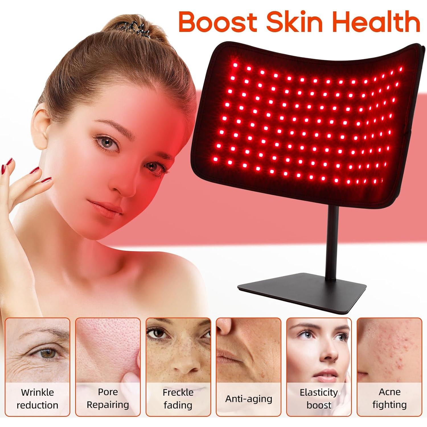 Alfombrilla de Terapia de Luz Roja ZonGym 660NM 850NM 3 en 1