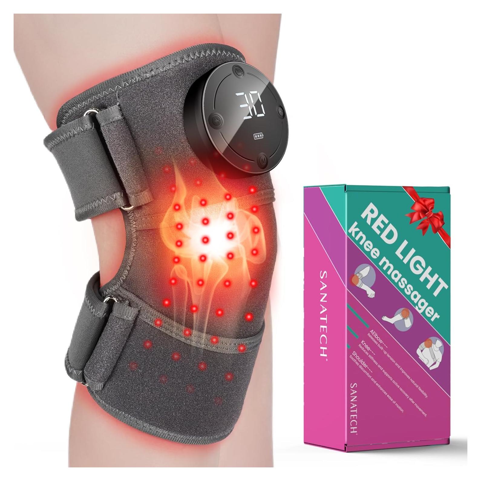 Férula de Rodilla SanaTech con Luz Roja y Calor Infrarrojo