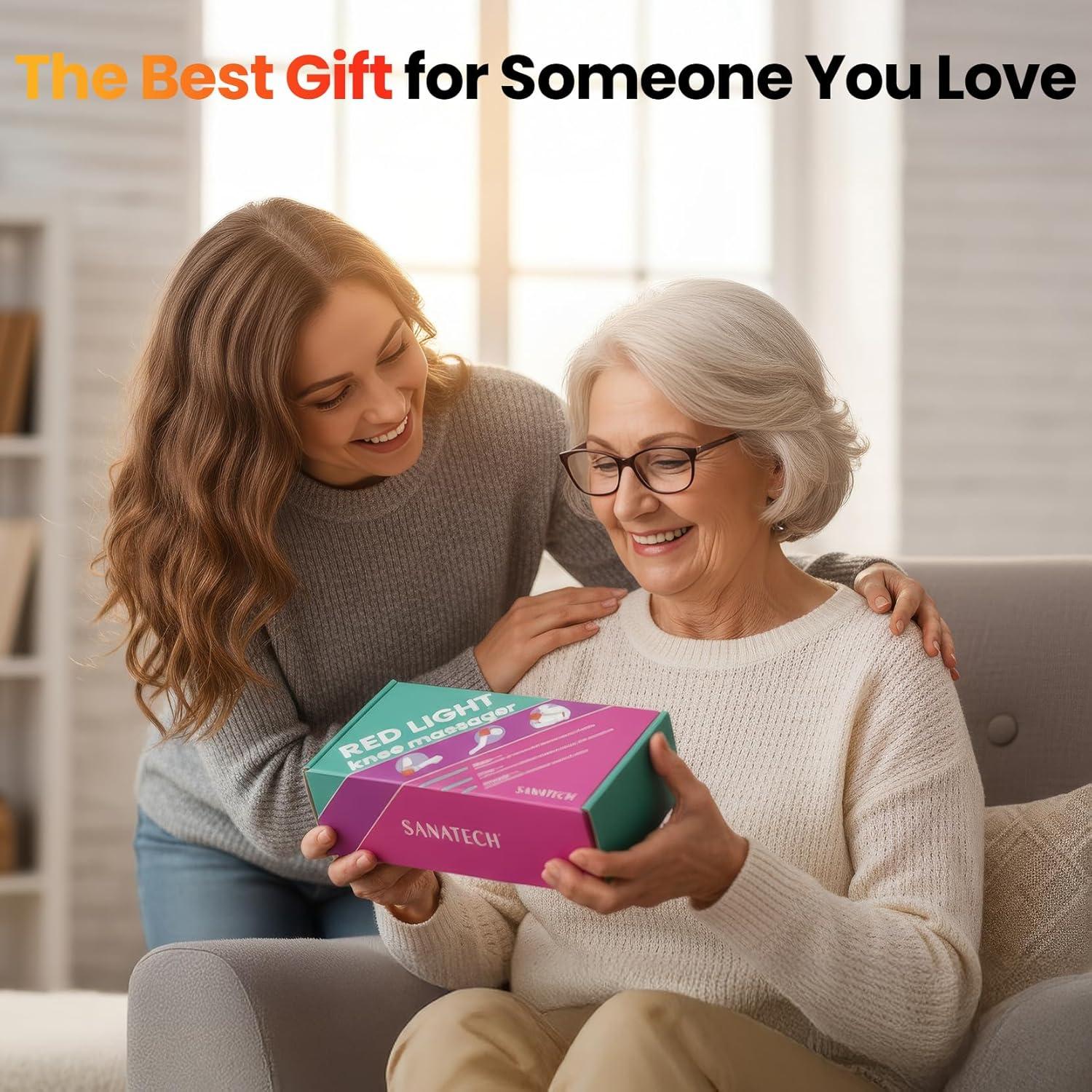 Férula de Rodilla SanaTech con Luz Roja y Calor Infrarrojo