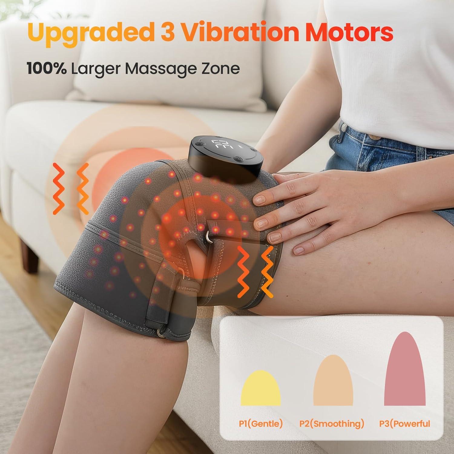 Férula de Rodilla SanaTech con Luz Roja y Calor Infrarrojo