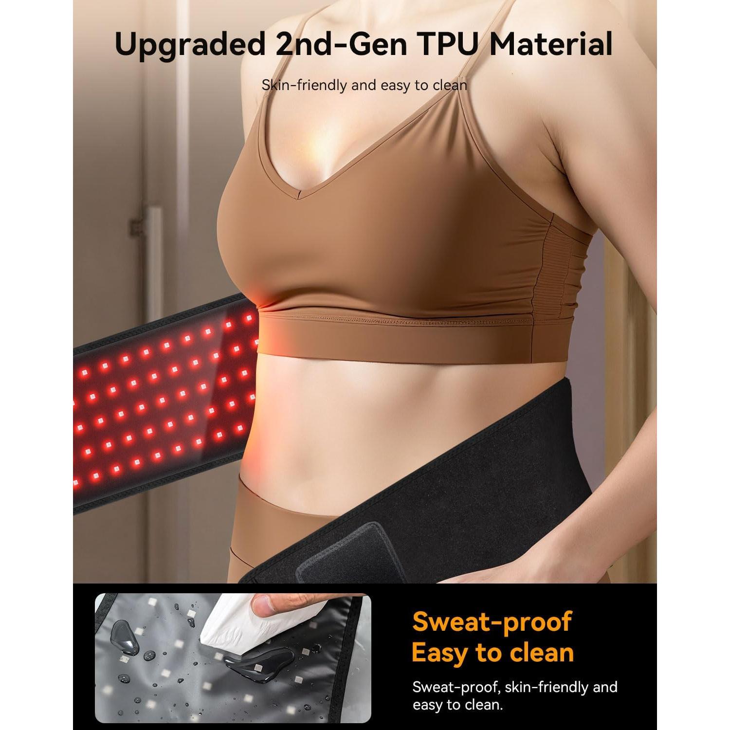 Cinturón de Terapia de Luz Roja DRMATE 130x18cm 5 Niveles