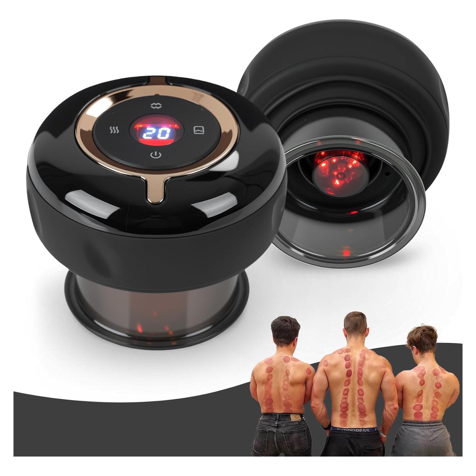 Masajeador de Ventosas Inteligente RIRC 2 Set 4 en 1 Alivio Dolor