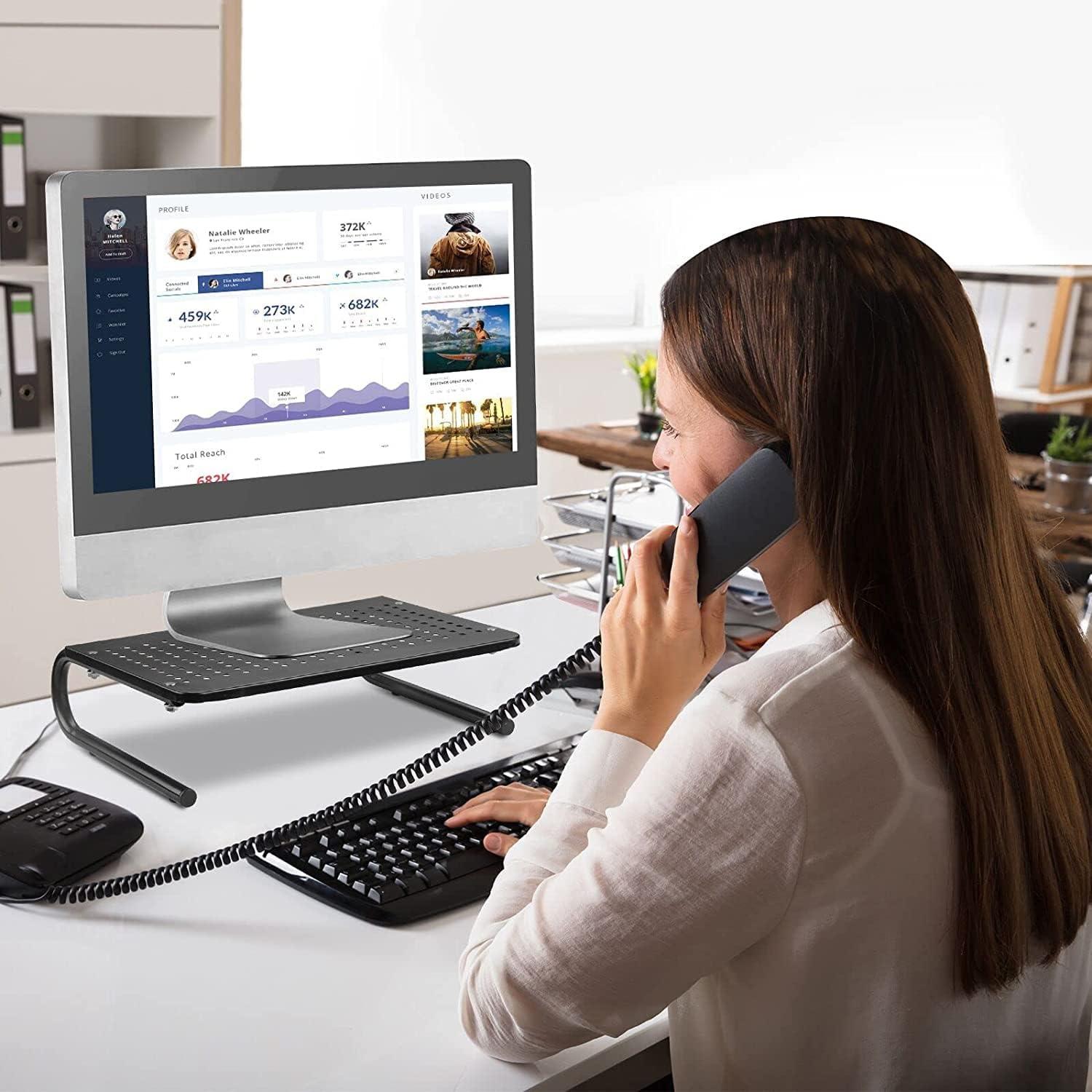 Soporte Elevador para Monitor Suptek MST004 100mm Ventilado