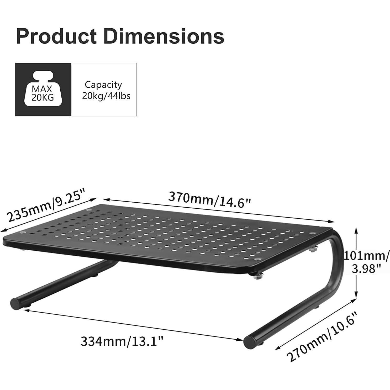 Soporte Elevador para Monitor Suptek MST004 100mm Ventilado