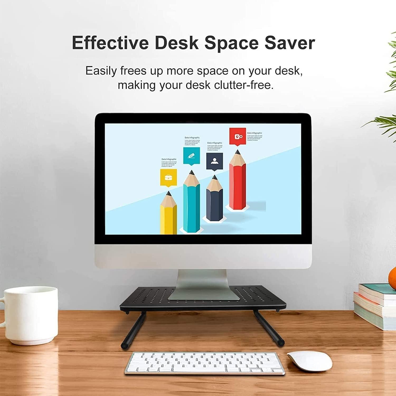 Soporte Elevador para Monitor Suptek MST004 100mm Ventilado