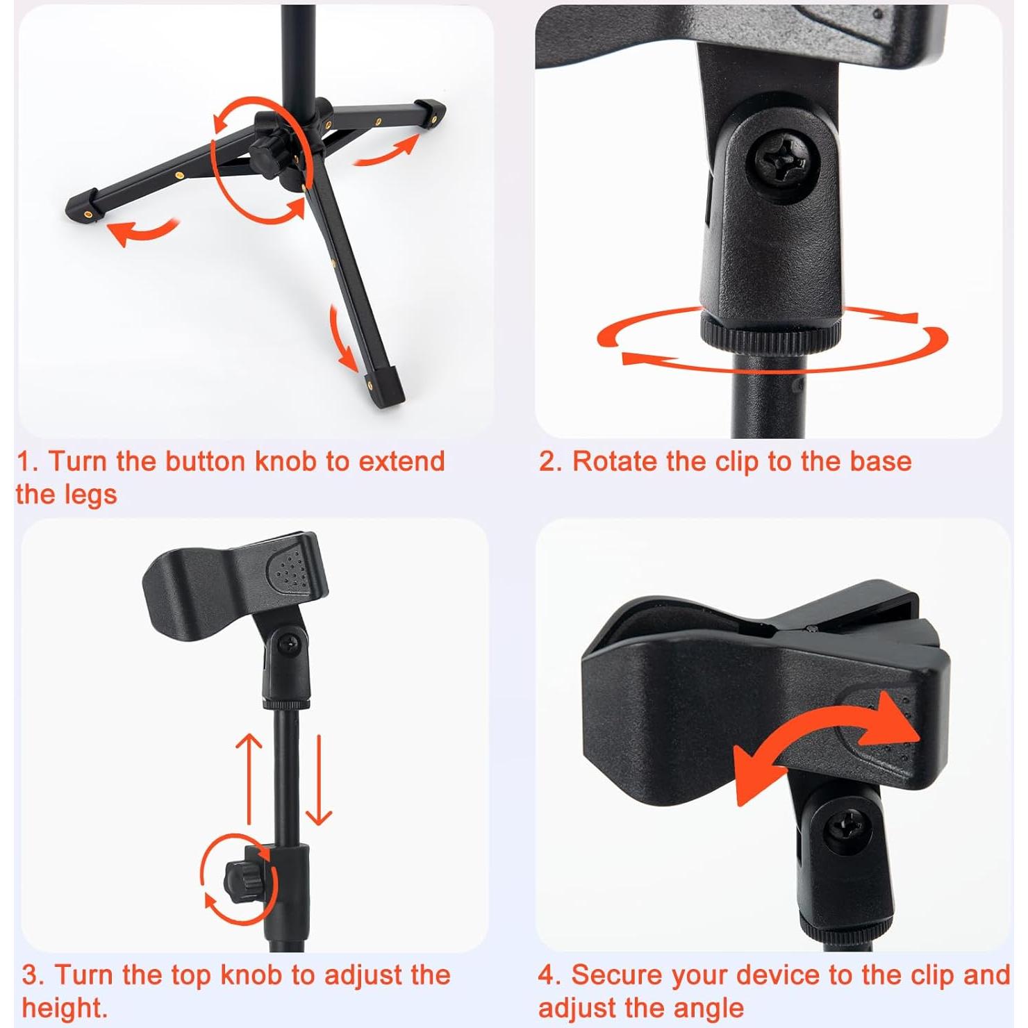 Soporte de Escritorio Plegable Holsn para Terapia de Luz Roja