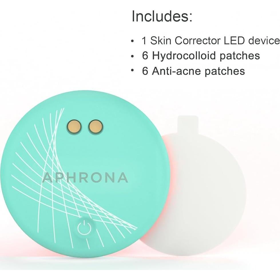 Parche LED Terapia de Luz Roja y Azul Aphrona 7.6x5.8cm