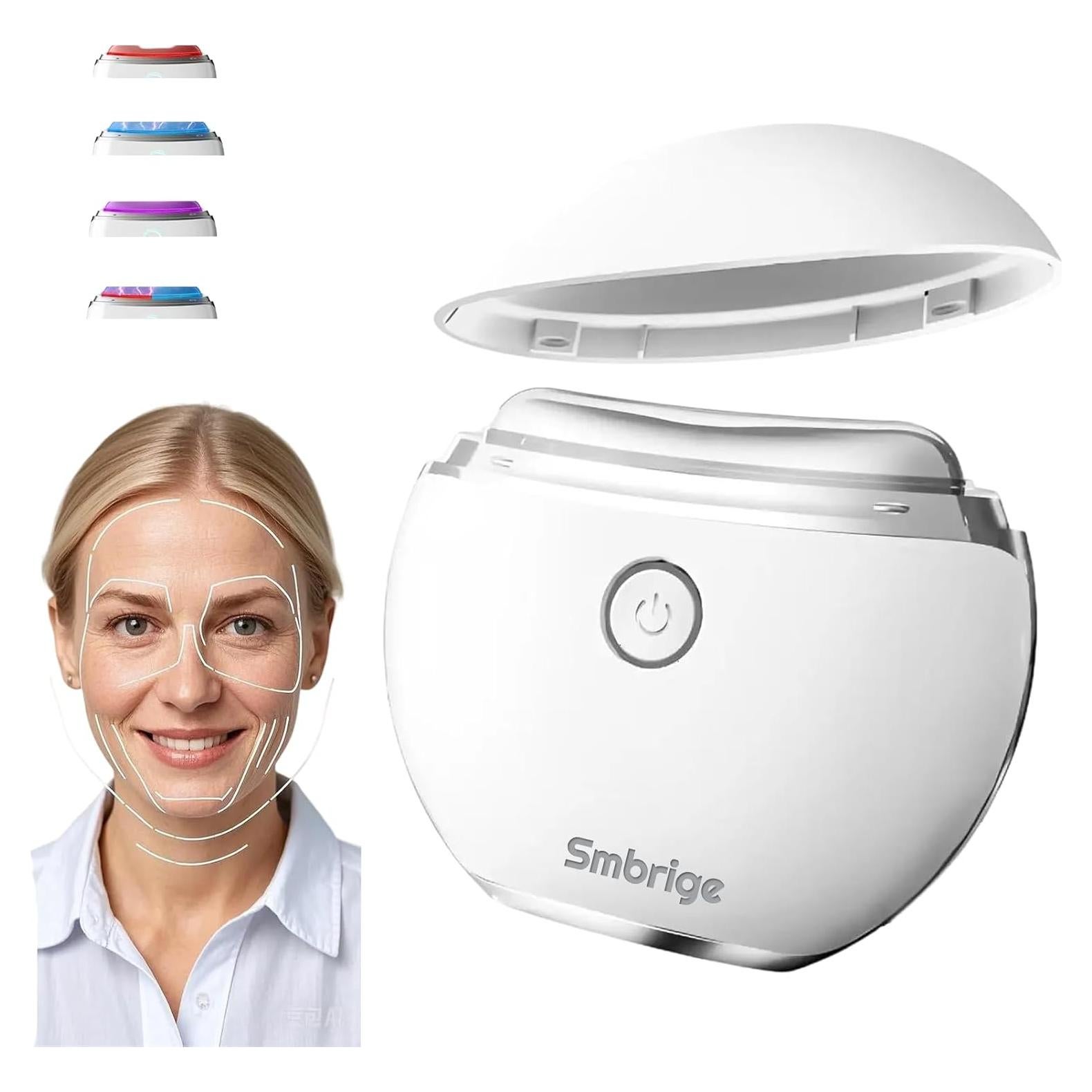 Masajeador Facial Smbrige con Terapia de Luz Roja 4 Modos