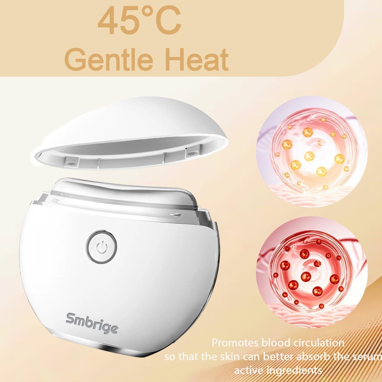 Masajeador Facial Smbrige con Terapia de Luz Roja 4 Modos